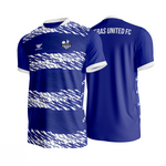 Asteras United FC home jersey, front and back