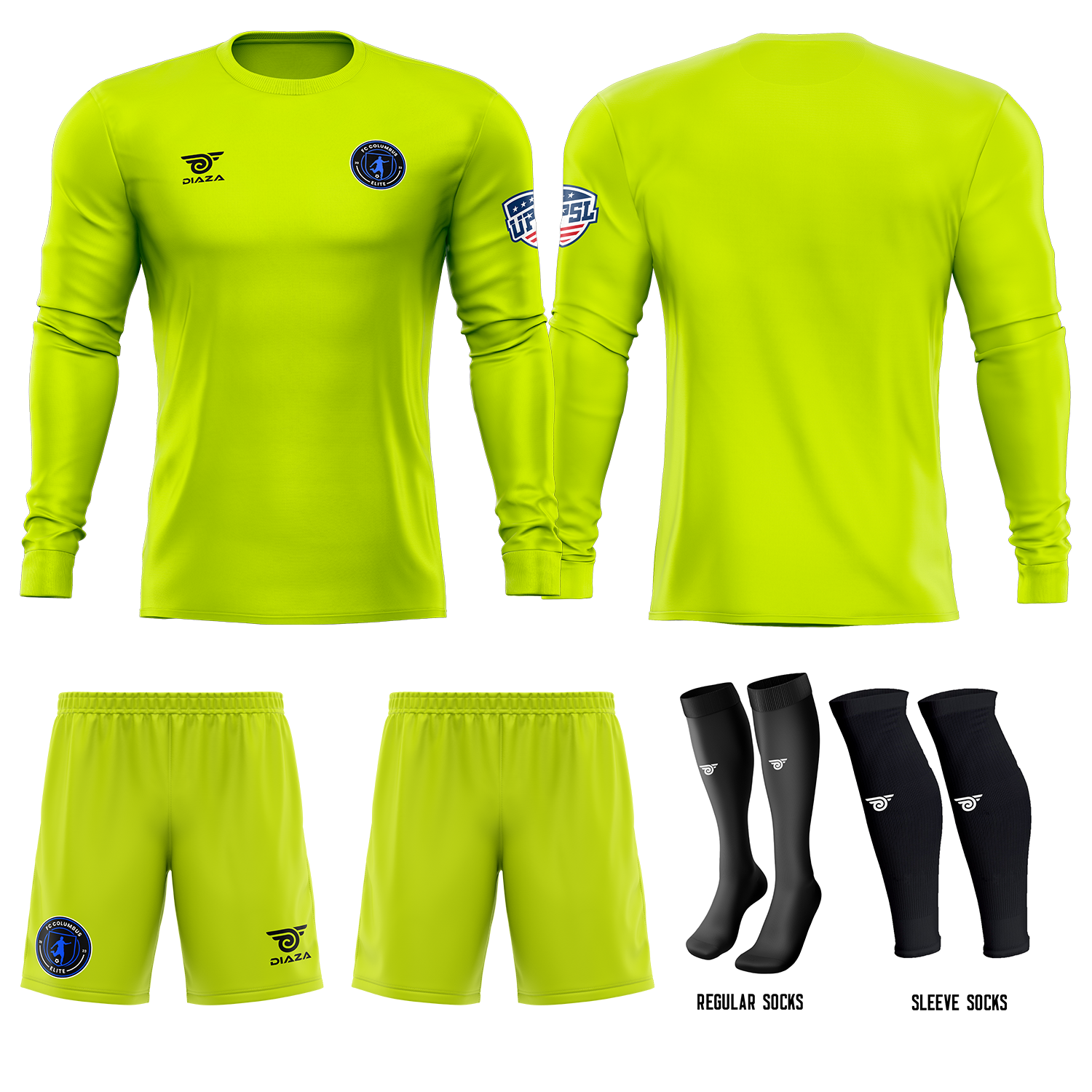 FC Columbus Elite GK Home Kit - Diaza Football 