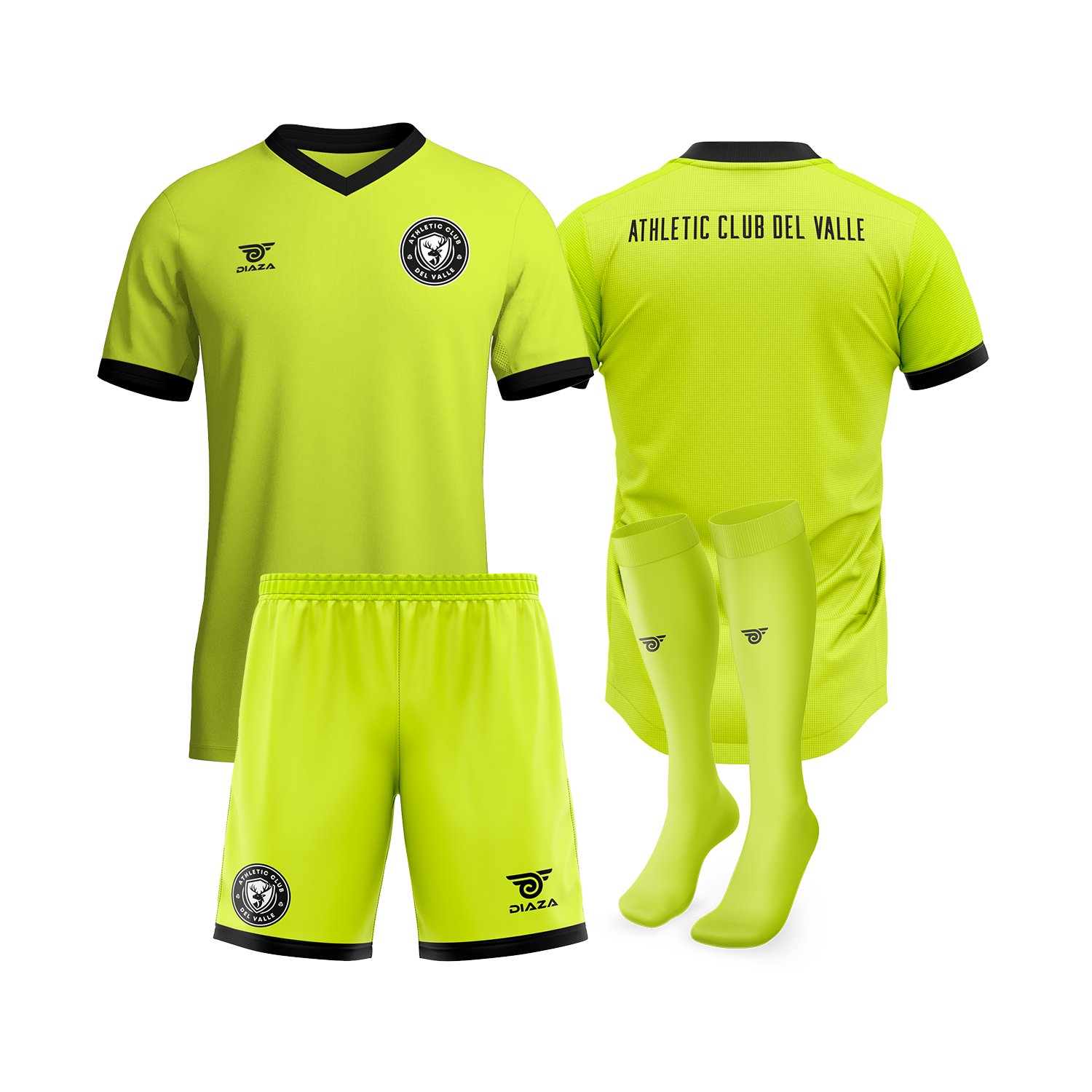 AC Valle GK Home Kit - Diaza Football 