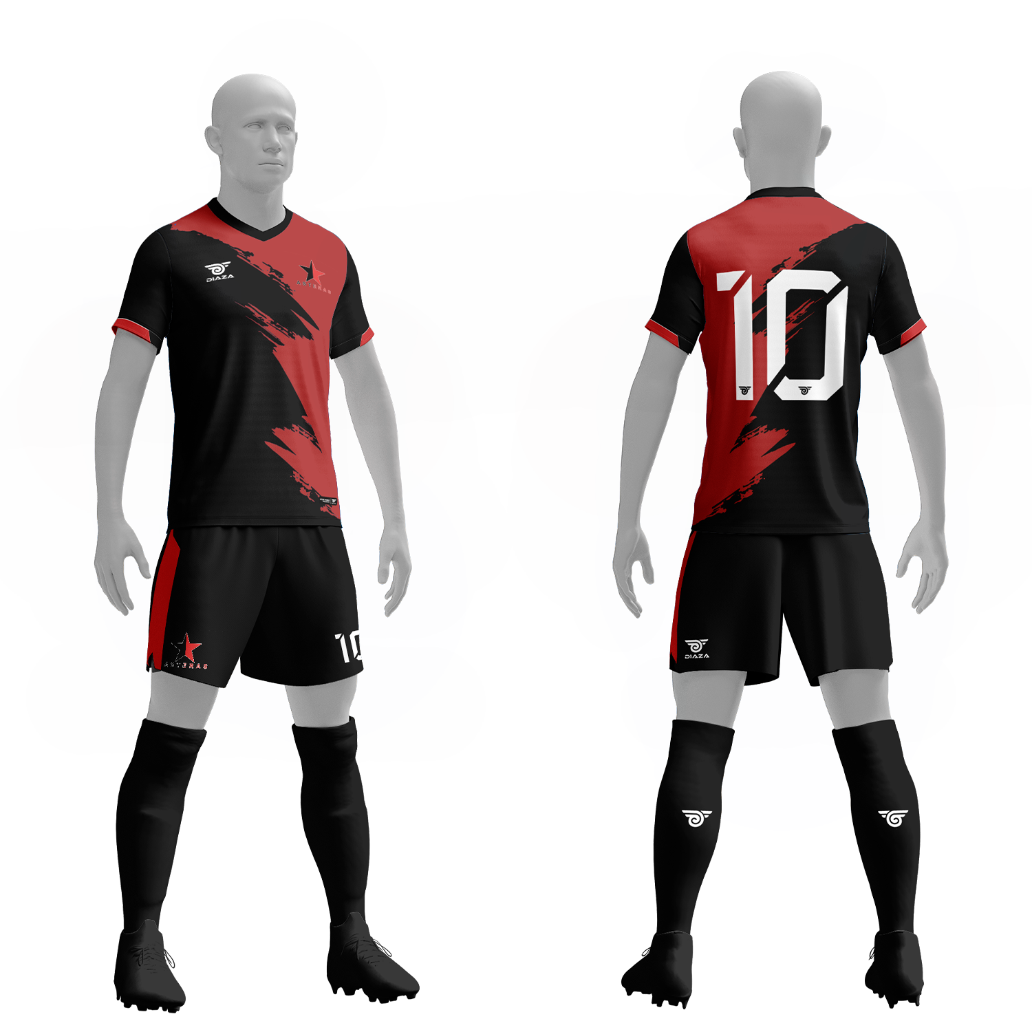 Asteras Player Home Kit - Diaza Football 