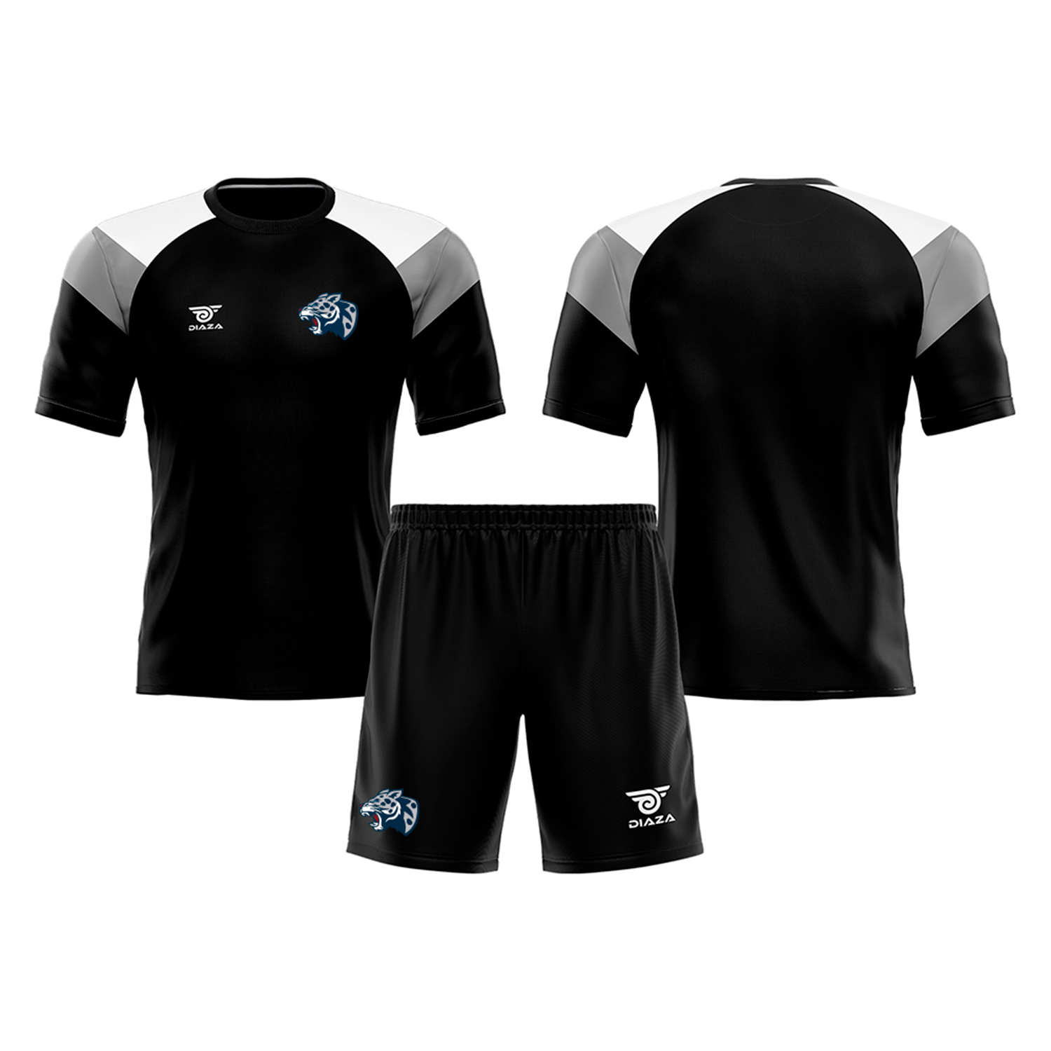 Gadsden HS Away Training Uniform Kit Black - Diaza Football 