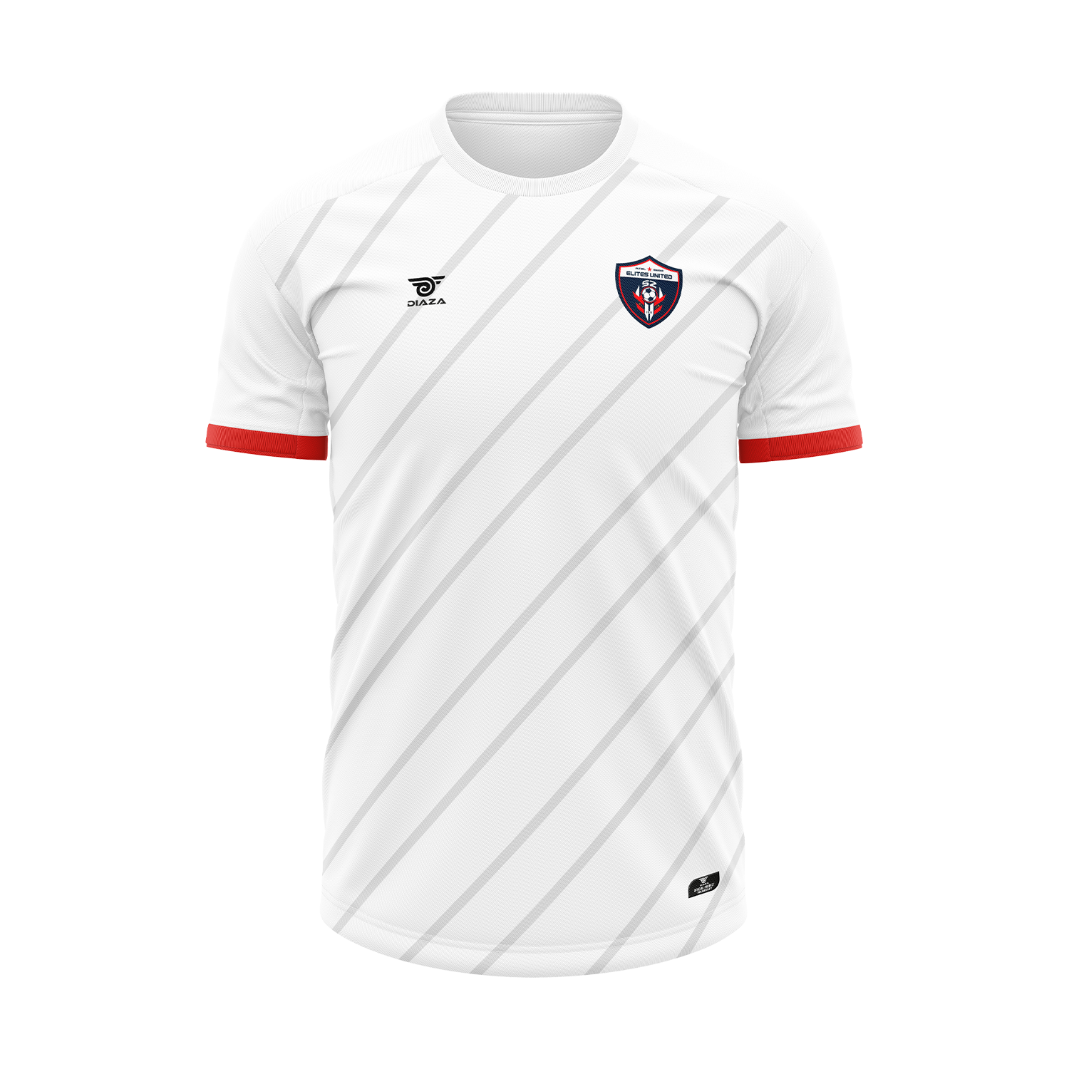 Elites United Away Training Uniform Kit White - Diaza Football 