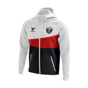 Elites United Home Full Zip Up Jacket White - Diaza Football 