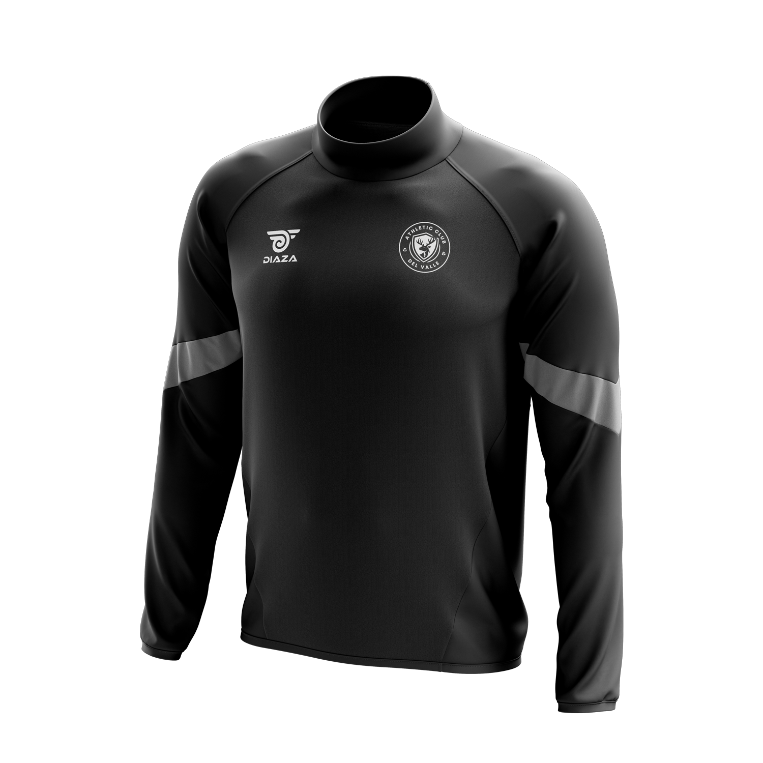 AC Valle Home High Neck Hoodie Black - Diaza Football 