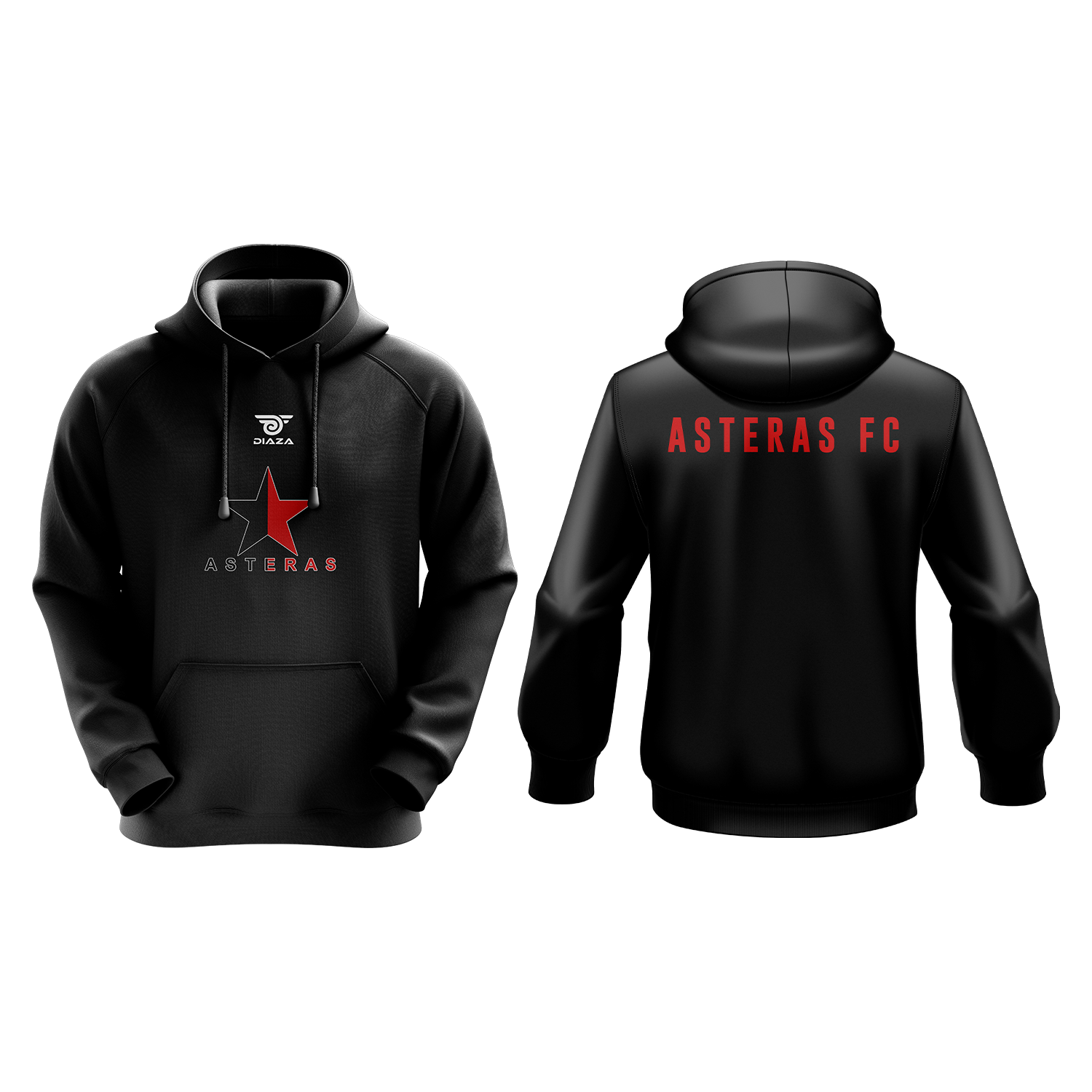 Asteras Home Regular Hoodie - Diaza Football 