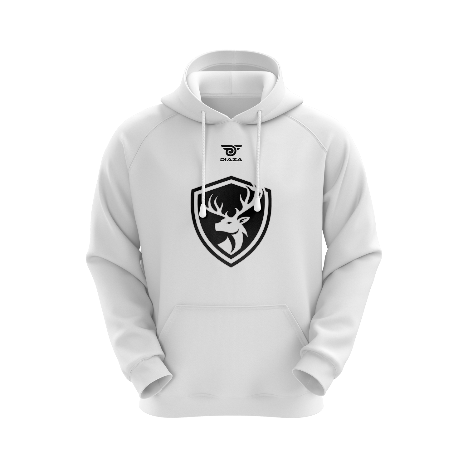 AC Valle Home Regular Hoodie White - Diaza Football 