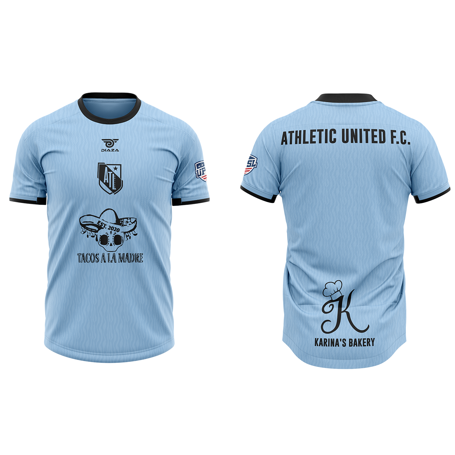 2024 Athletic United F.C. Home Jersey - Diaza Football 