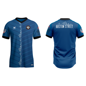 Boston Street Soccer GK Blue Jersey - Diaza Football 