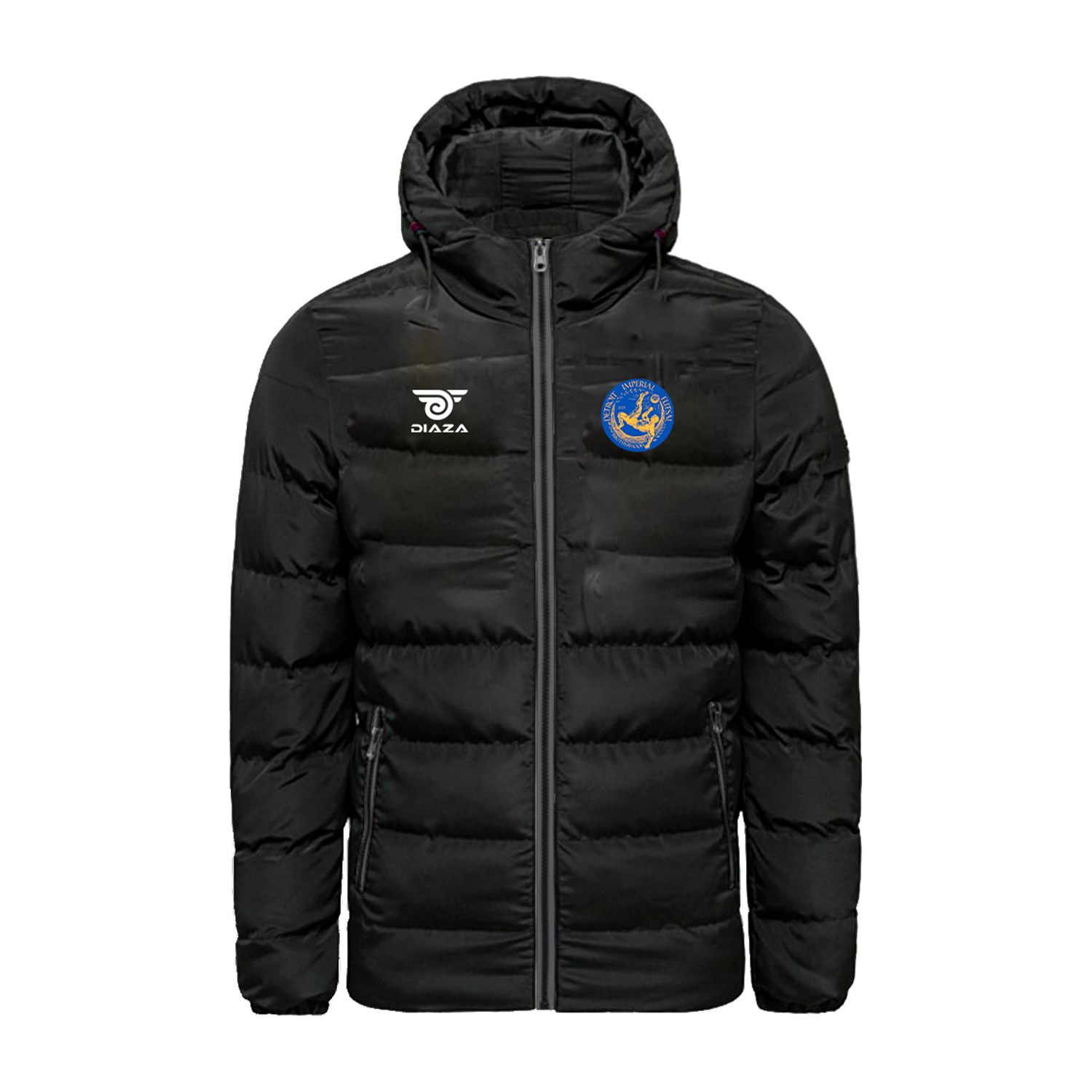 Detroit Futsal Youth Complex Winter Jacket With Hoodie - Diaza Football 