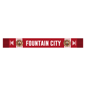 Fountain City Scarf Red - Diaza Football 