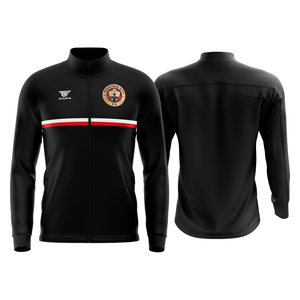 Fountain City Full Zip Up Jacket Black - Diaza Football 