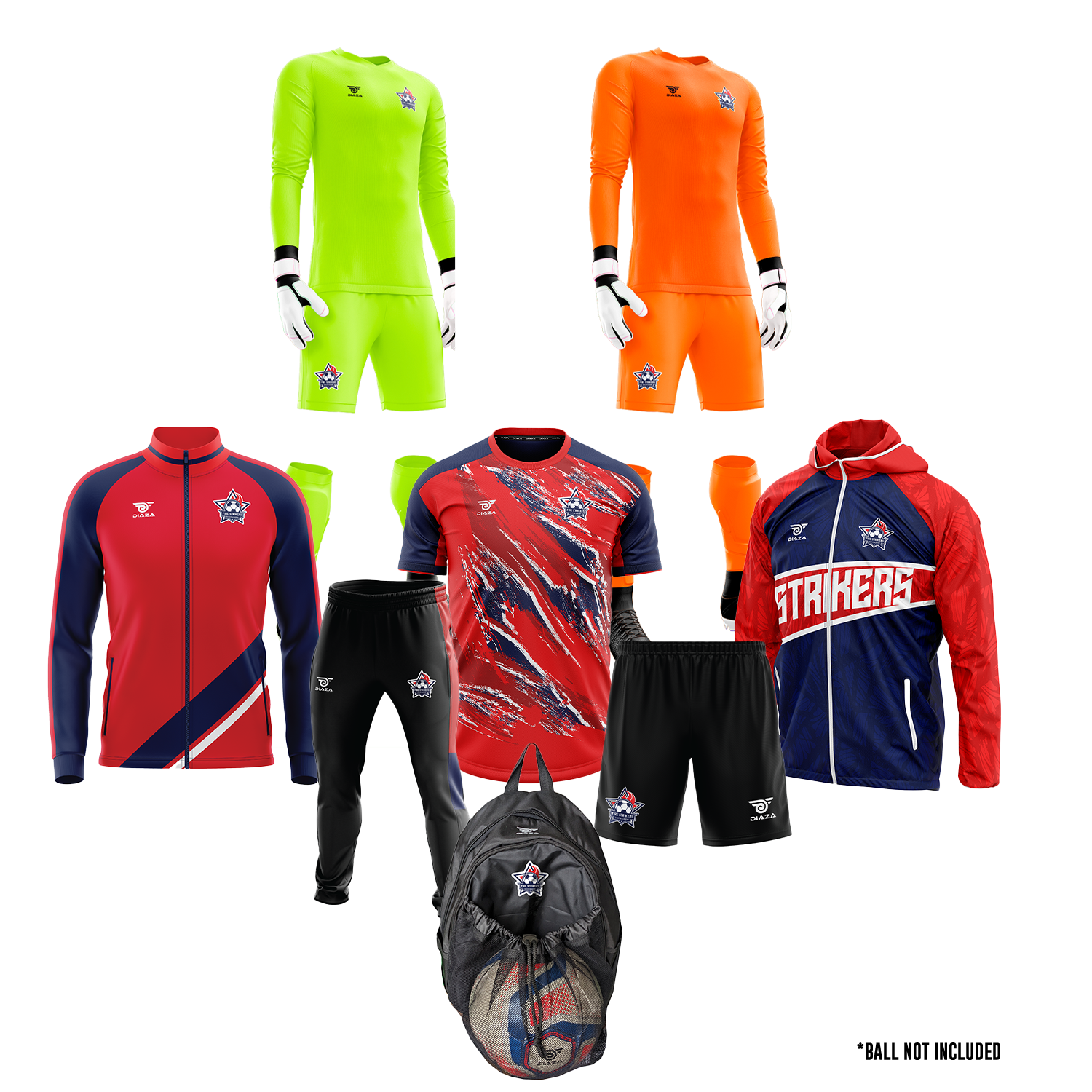 Fire Strikers GK Travel Kit - Diaza Football 