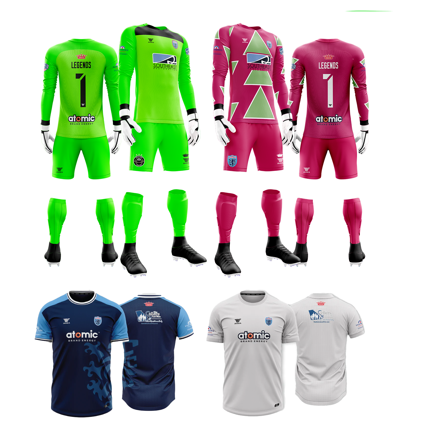 Legends FC Bundle GK Player - Diaza Football 