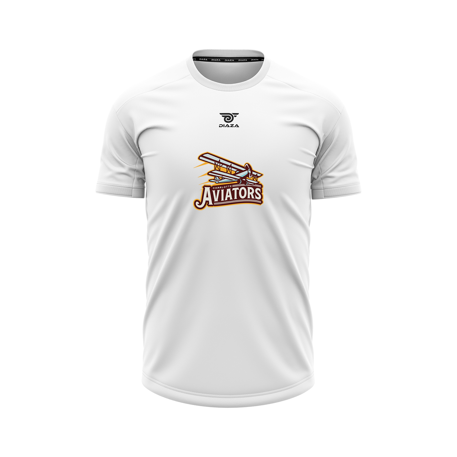 Charlotte Aviators FAN T-SHIRTS (WHITE) - Diaza Football 