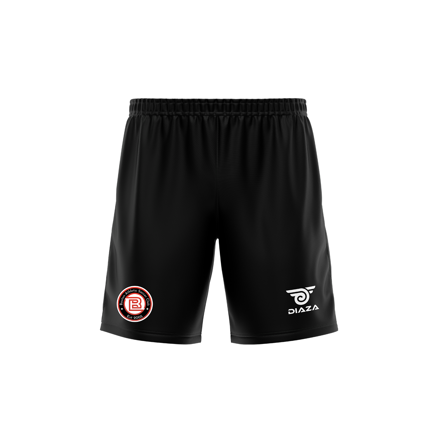 Boston Athletic Soccer Player Black Short - Diaza Football 
