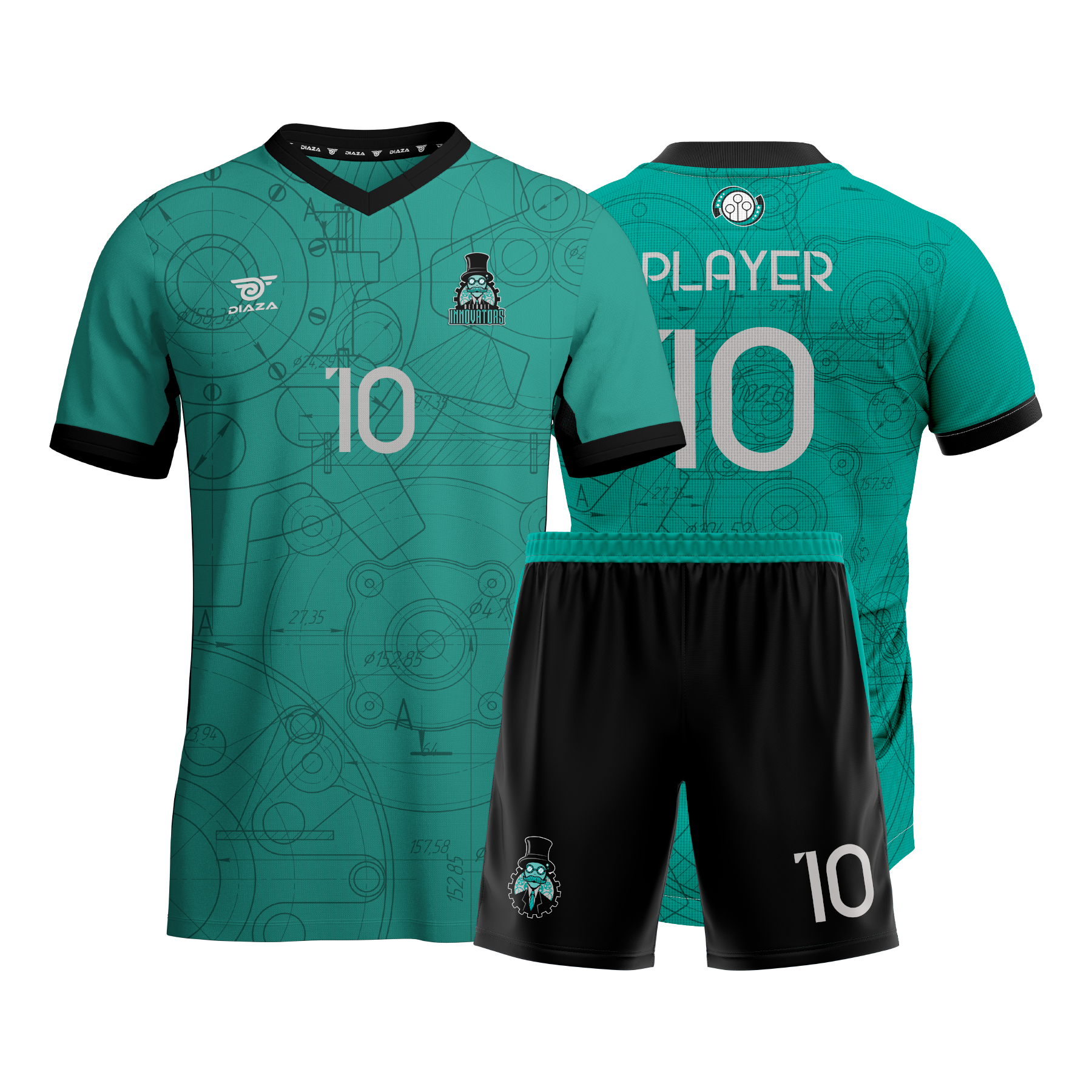 Kit Novators Detroit Innovators KIT – Diaza Football