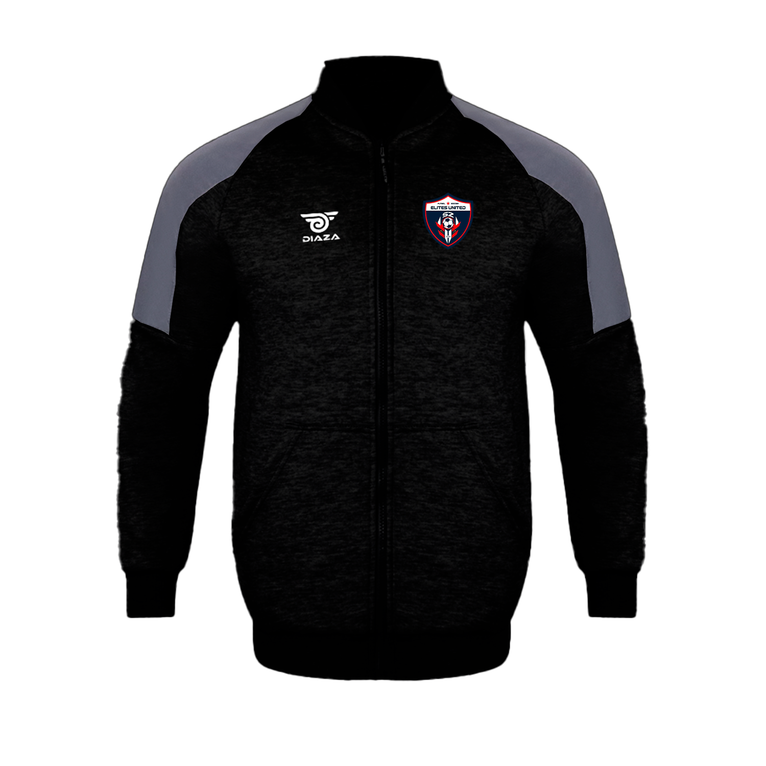 Elites United Vintage Jacket Black - Diaza Football 