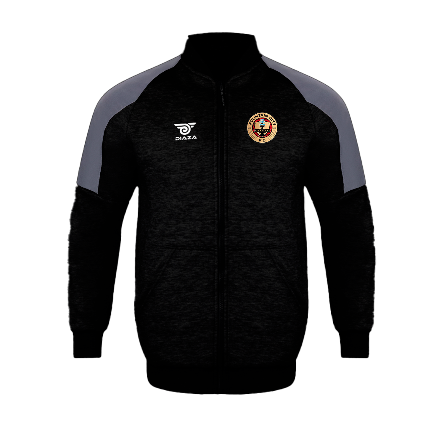 Fountain City Vintage Jacket Black - Diaza Football 
