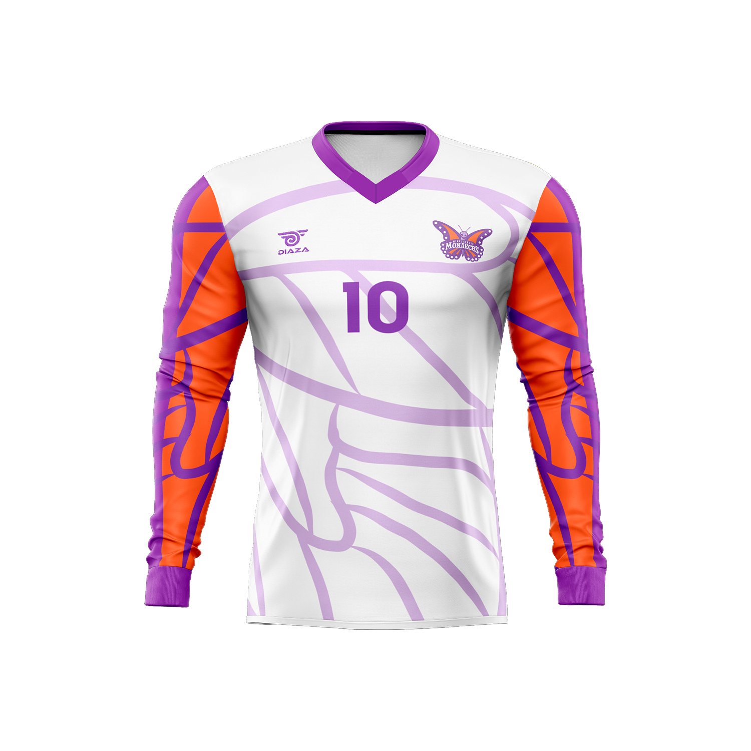 Minneapolis Monarchs Home Long Sleeve Jersey - Diaza Football 