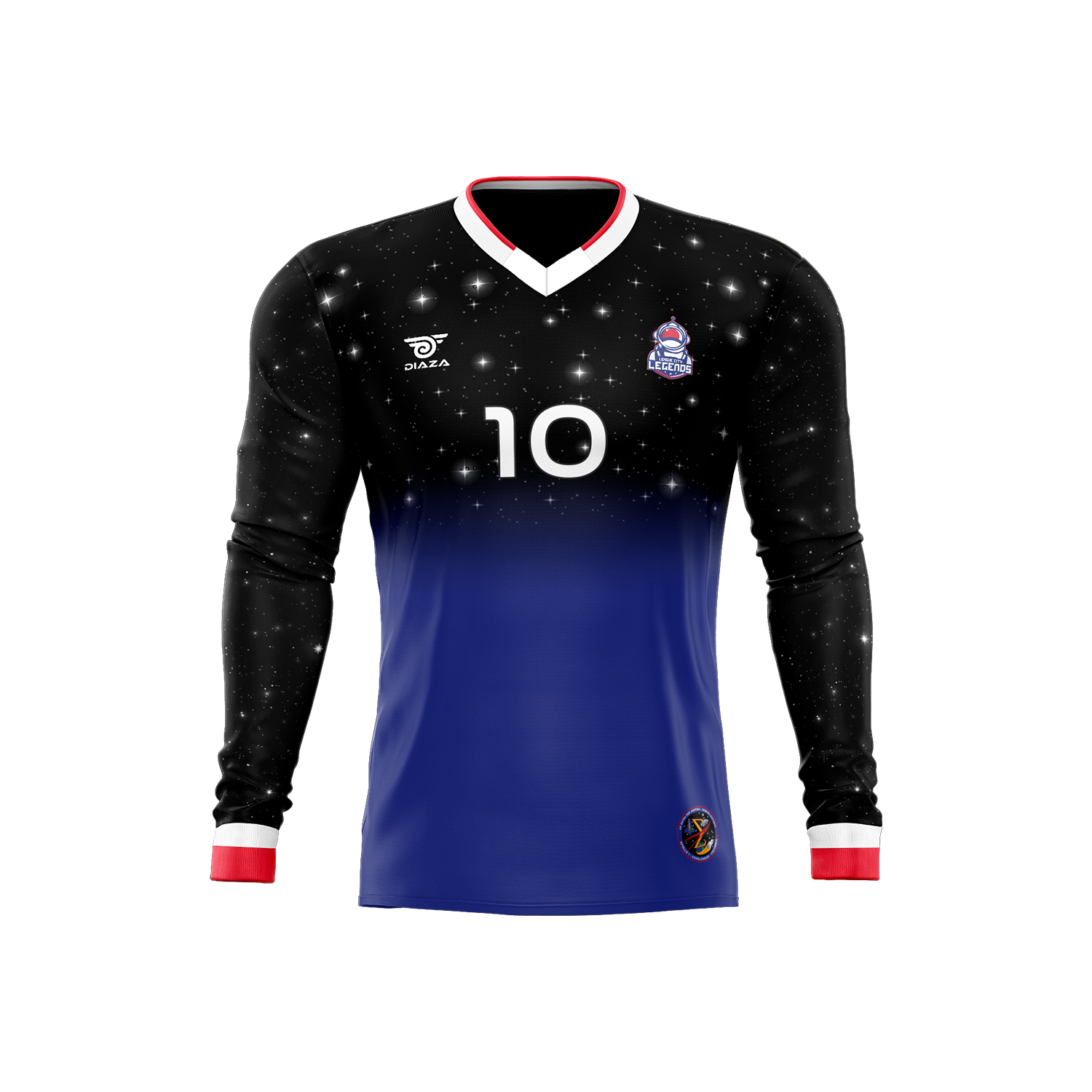 League City Legends Away Long Sleeve Jersey - Diaza Football 