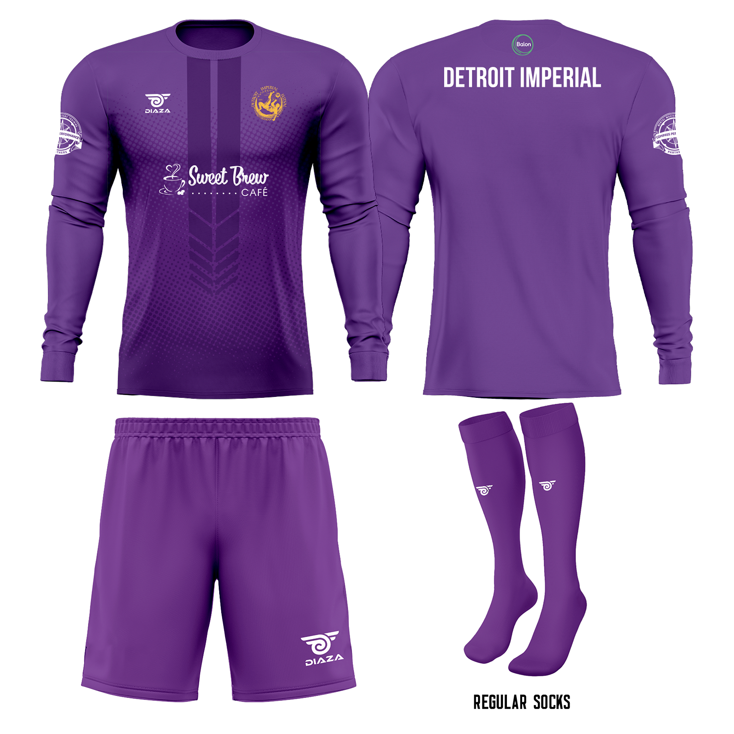 Detroit Imperial Futsal Men GK Away Kit