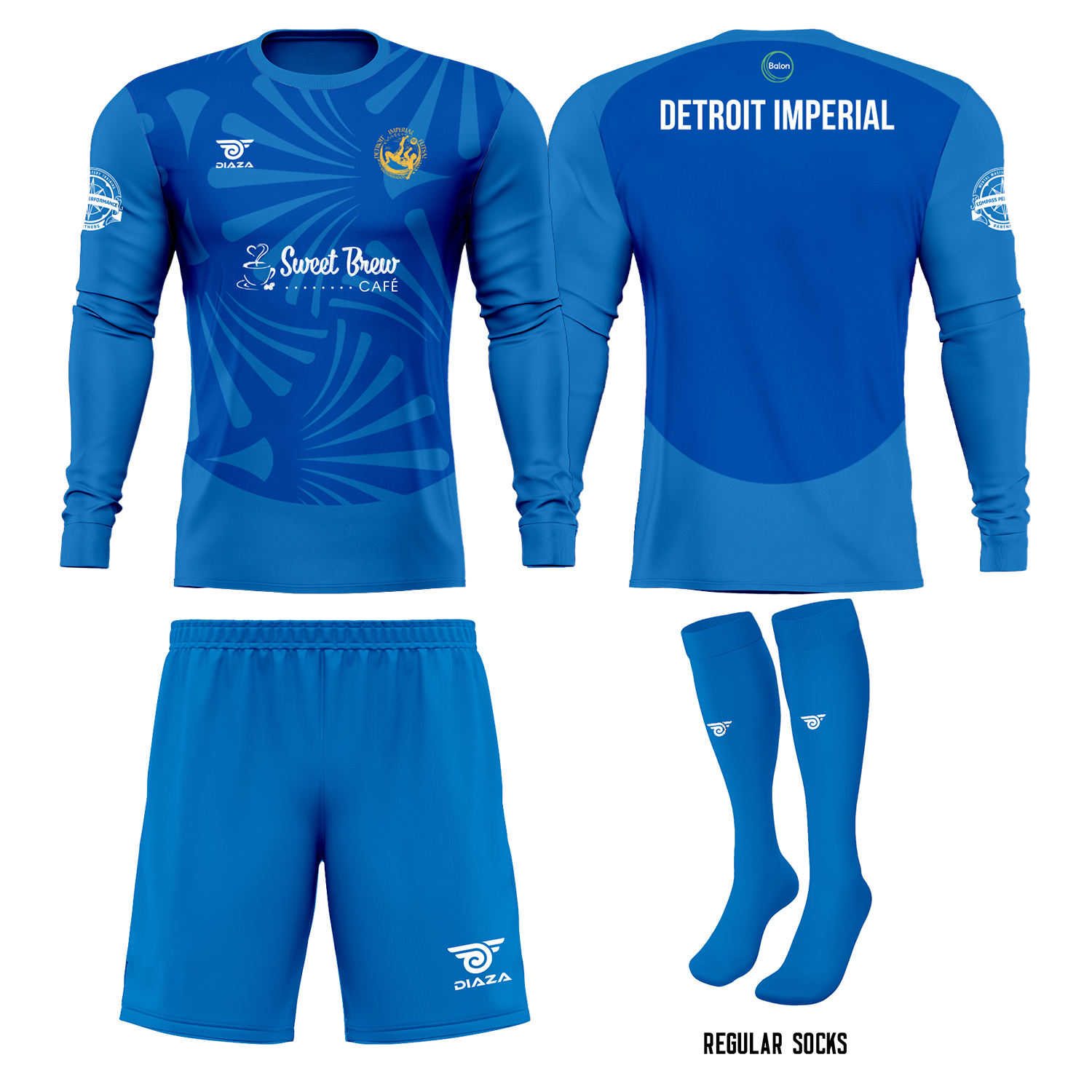 Detroit Imperial Futsal Men GK Home Kit