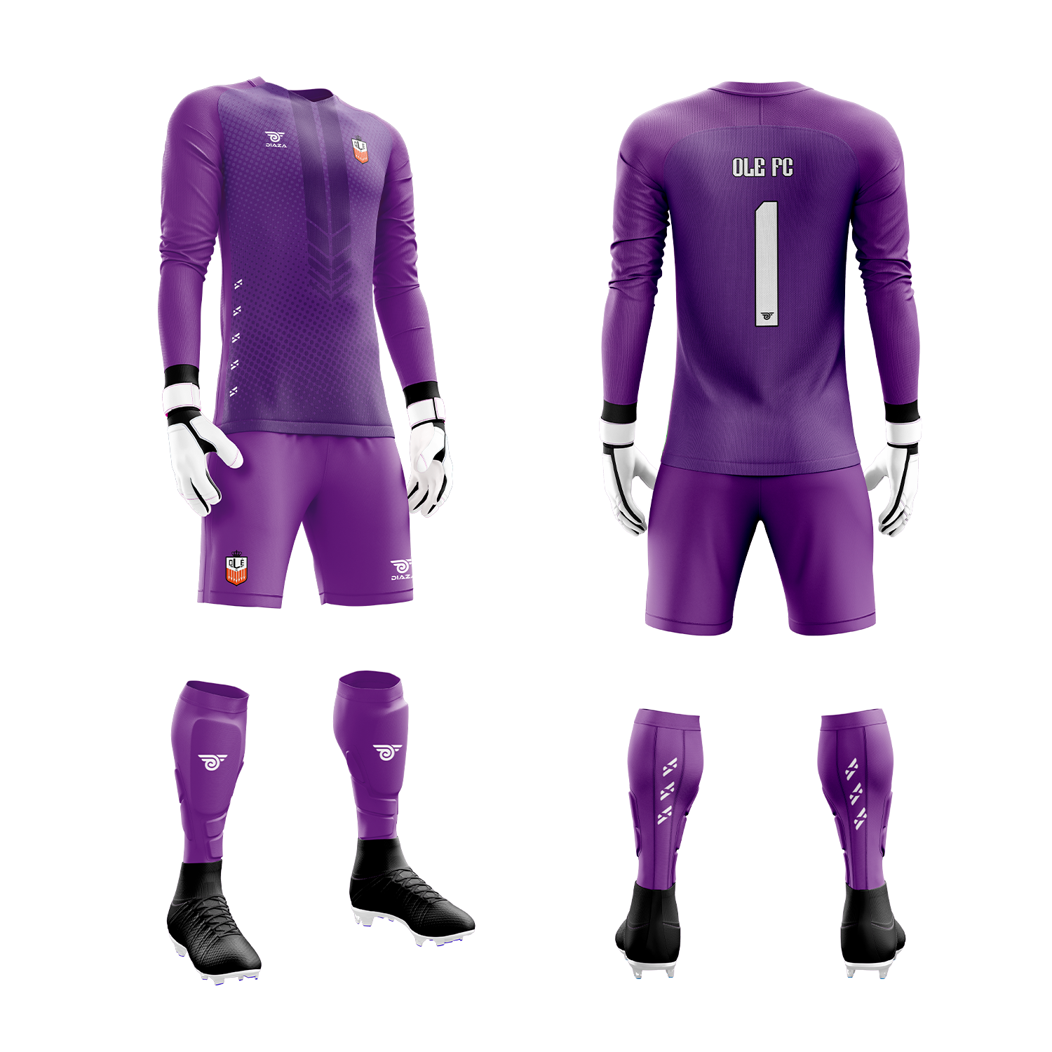 OLE FC GK Home Kit - Diaza Football 