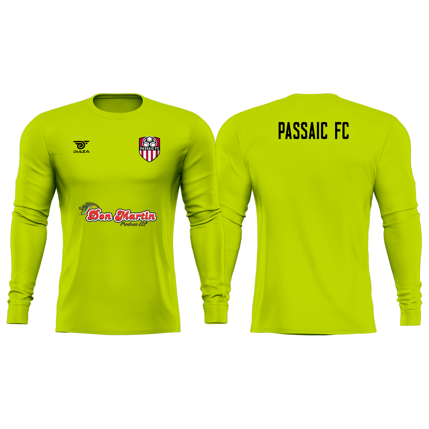 Passaic FC GK Donmartin Long Sleeve Jersey - Diaza Football 
