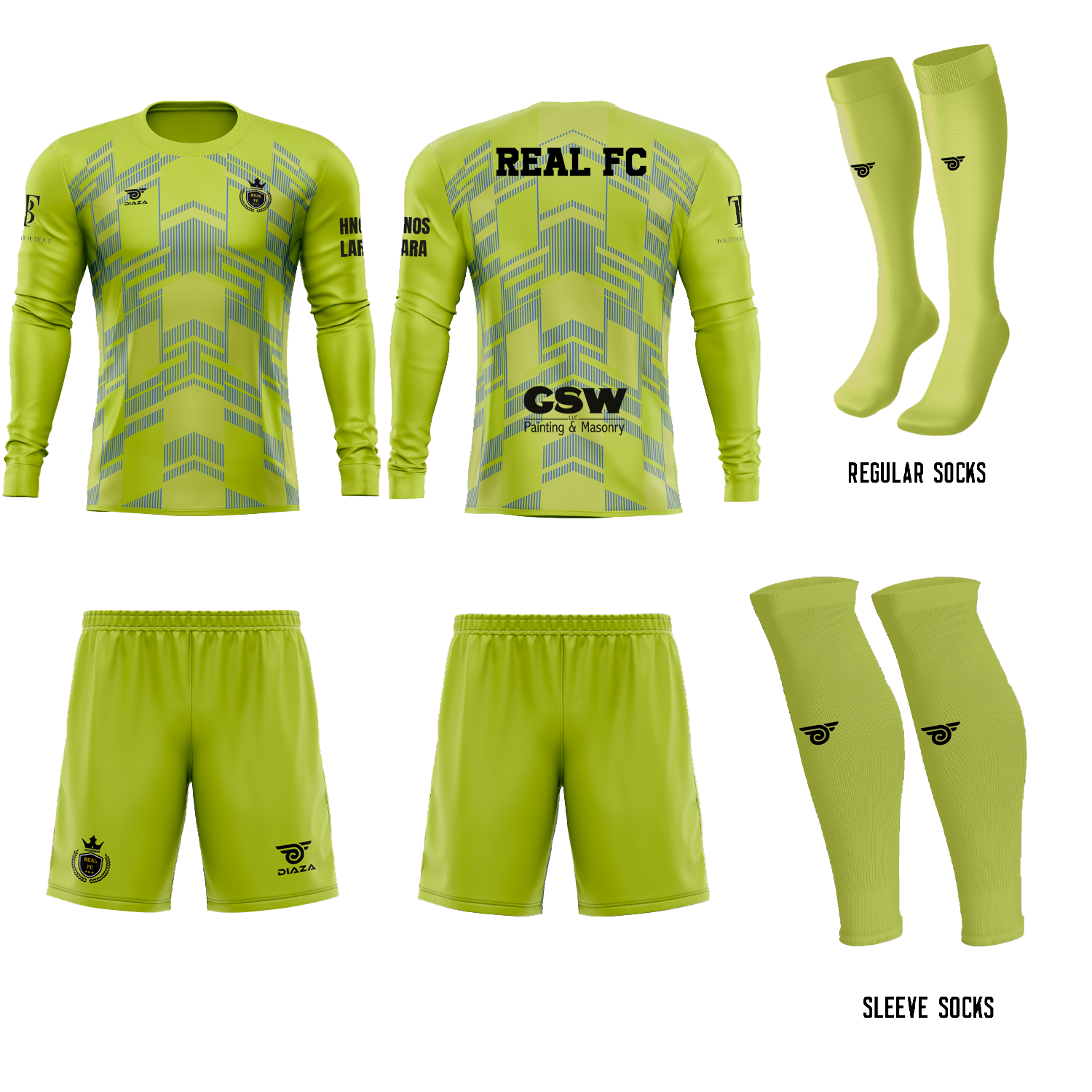 Real FC GK Home Kit - Diaza Football 