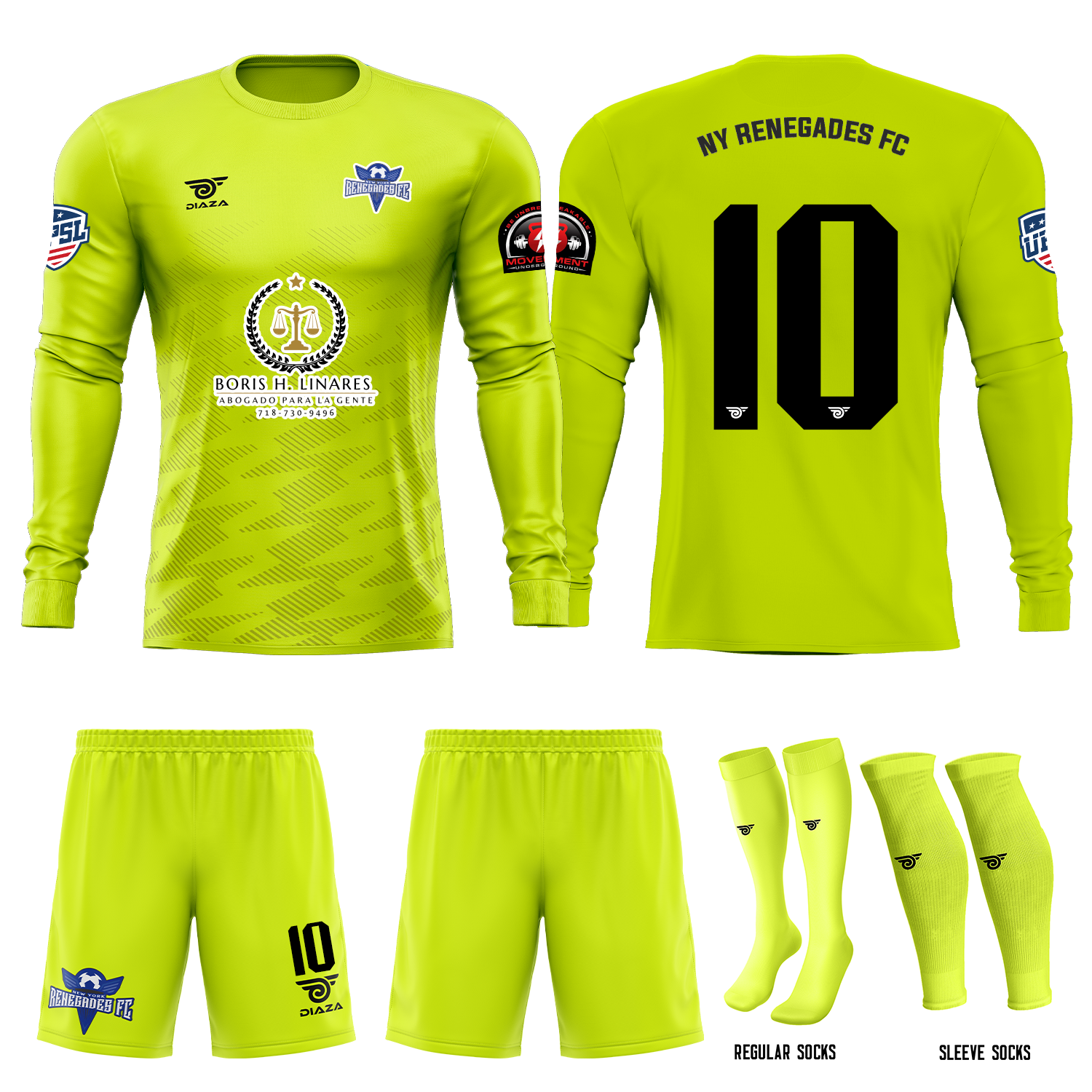 Renegades GK Home Uniform