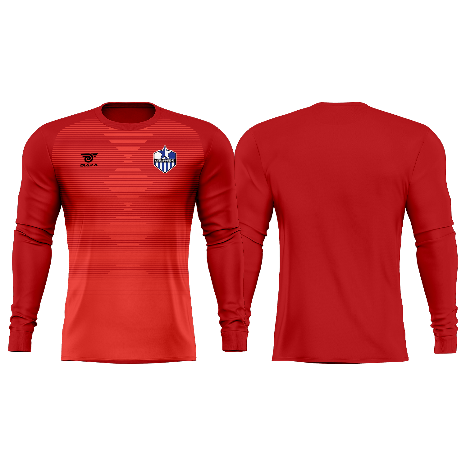 Asteras United FC goalkeeper jersey, red