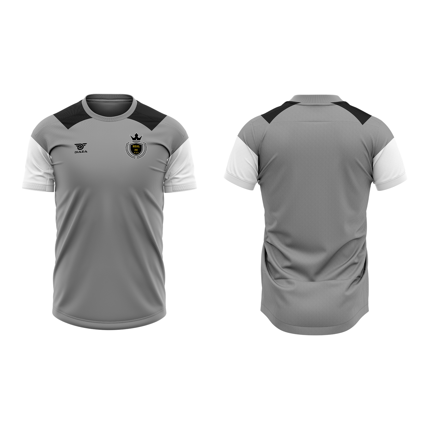 Real FC Tri-Tone Practice Jersey Grey - Diaza Football 