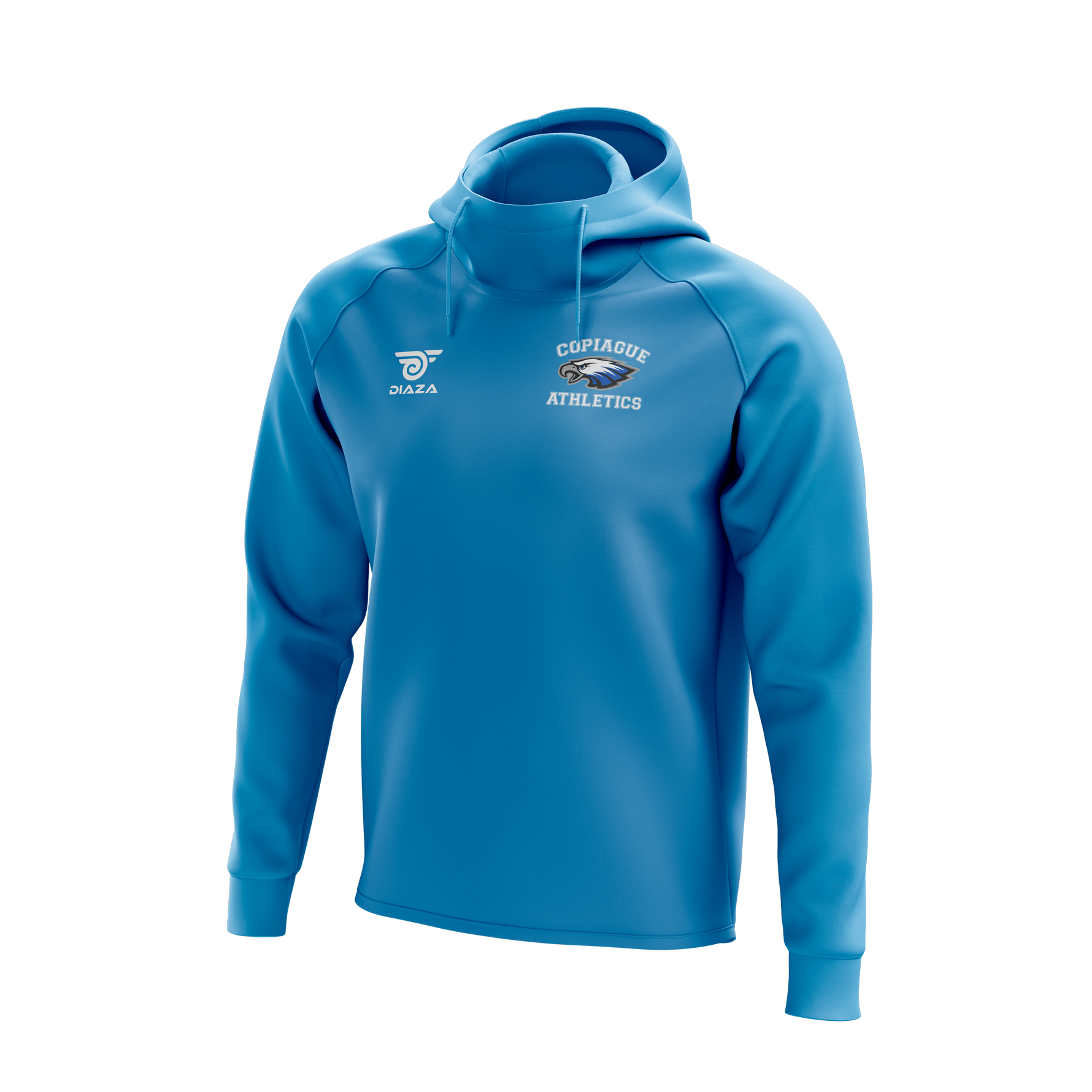 Copiague Cotton Hoodie Athletics Blue - Diaza Football 