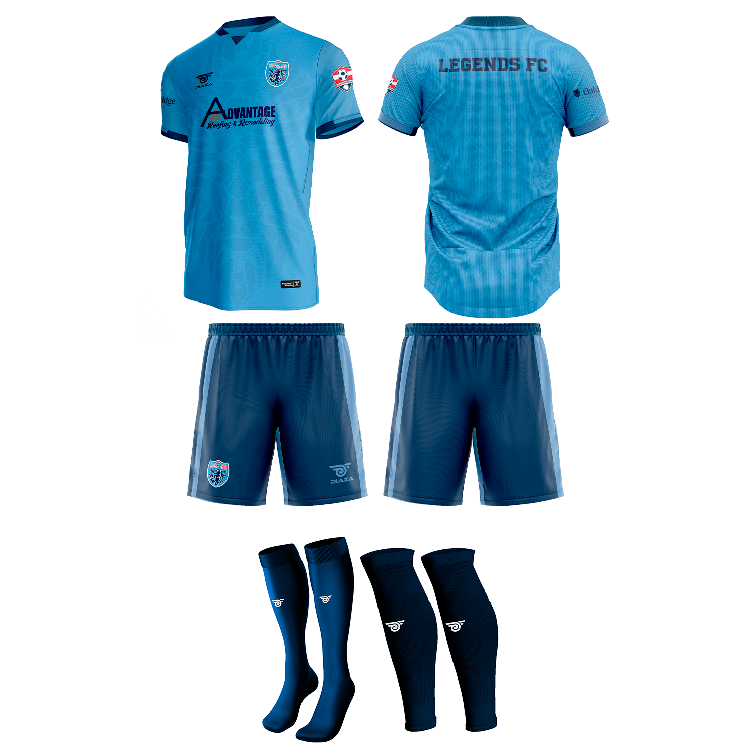 Legends FC Home Kit - Diaza Football 