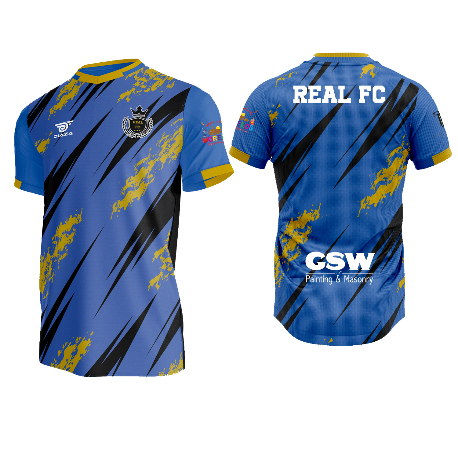 Real FC Home Kit - Diaza Football 