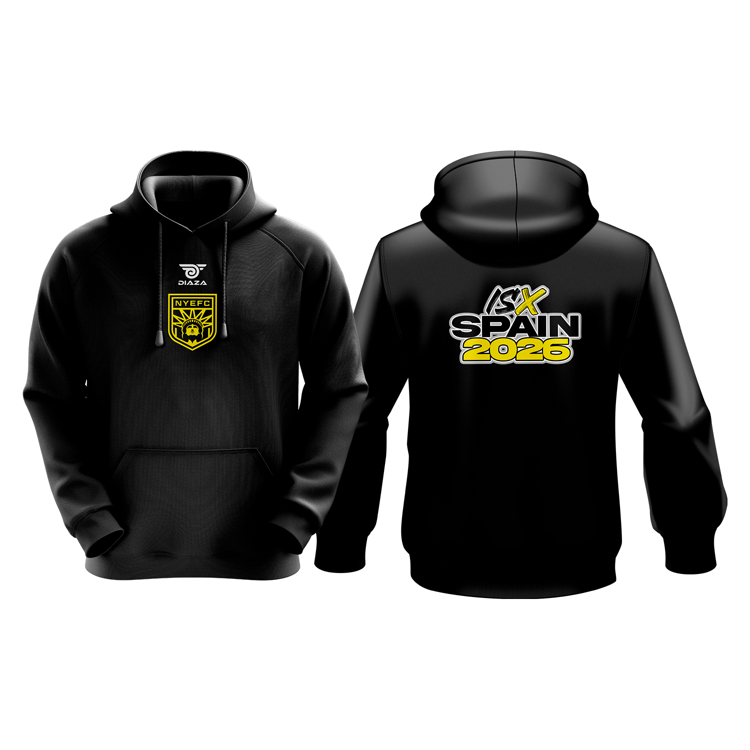 NY Empire Dark Sky Casual Hoodie Black