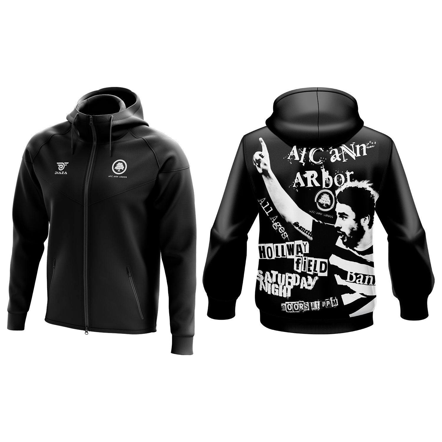 Ann Arbor 2025 Punk Poster Hoodie