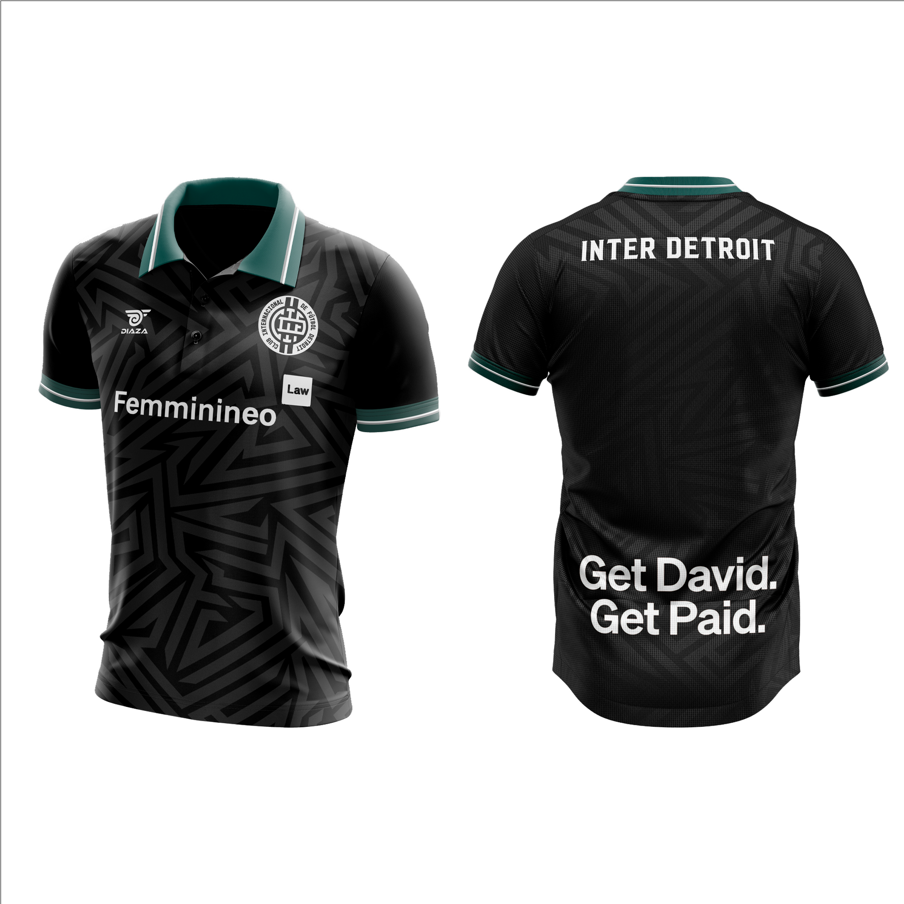 Inter Detroit Home Jersey - Diaza Football 