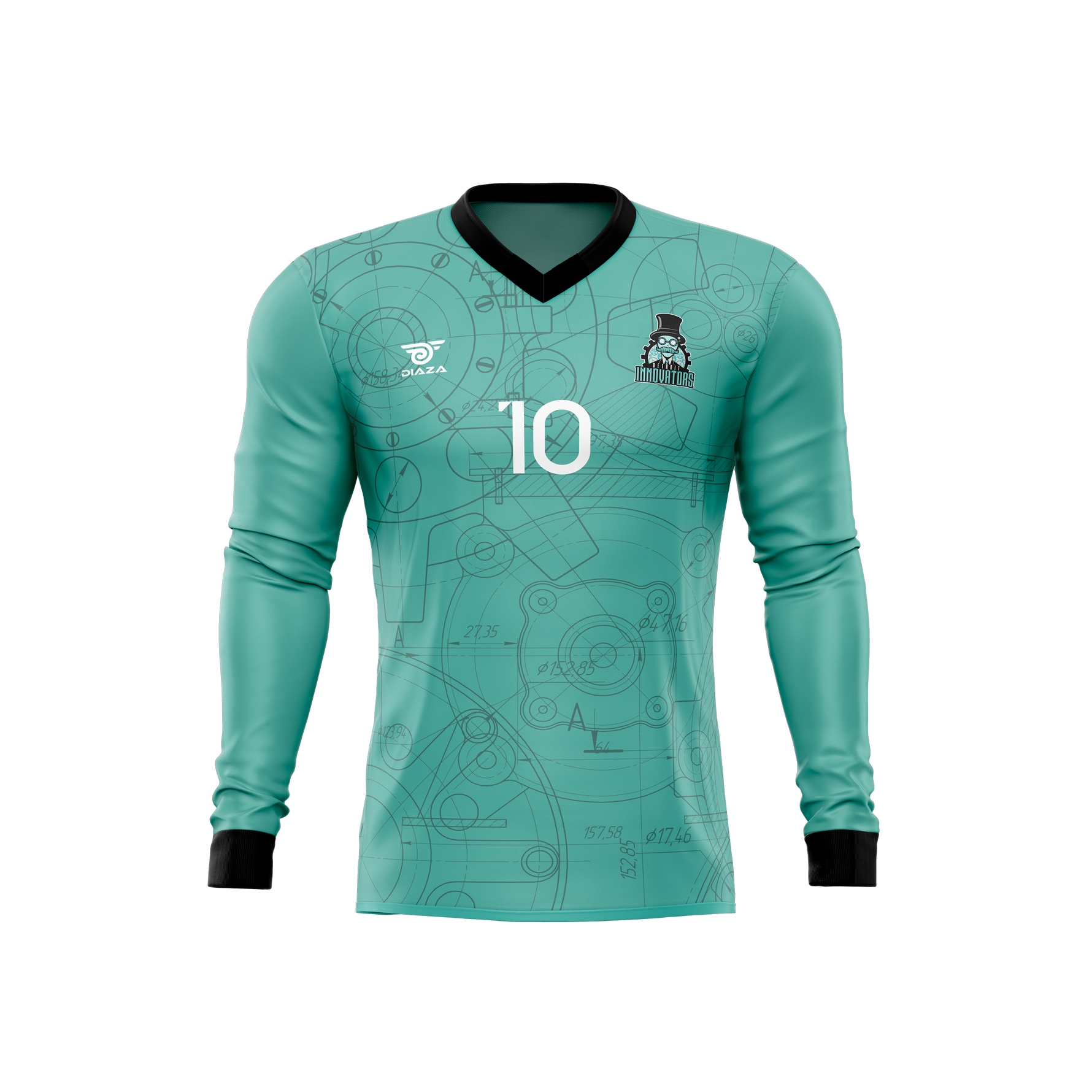 Detroit Innovators Long Sleeve - Diaza Football 