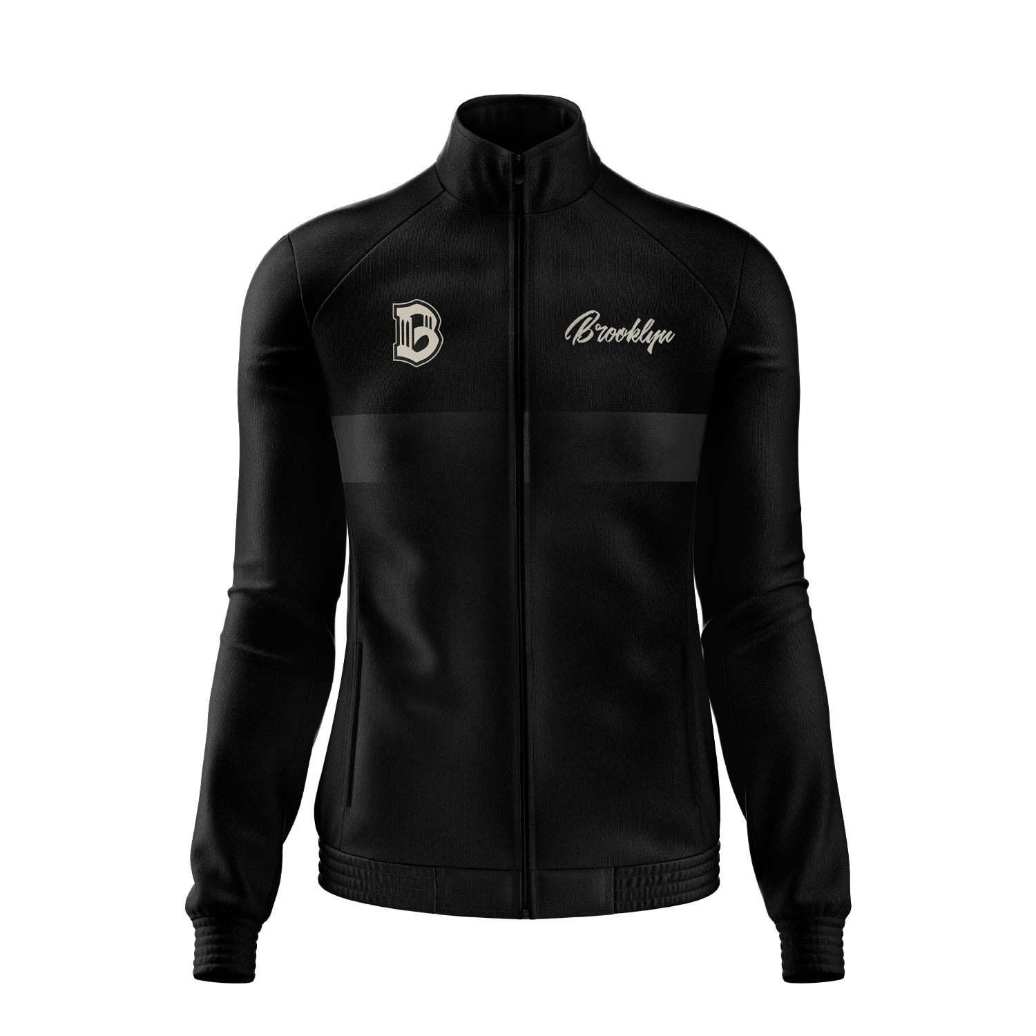 Brooklyn FC Women Black Jacket - Diaza Football 