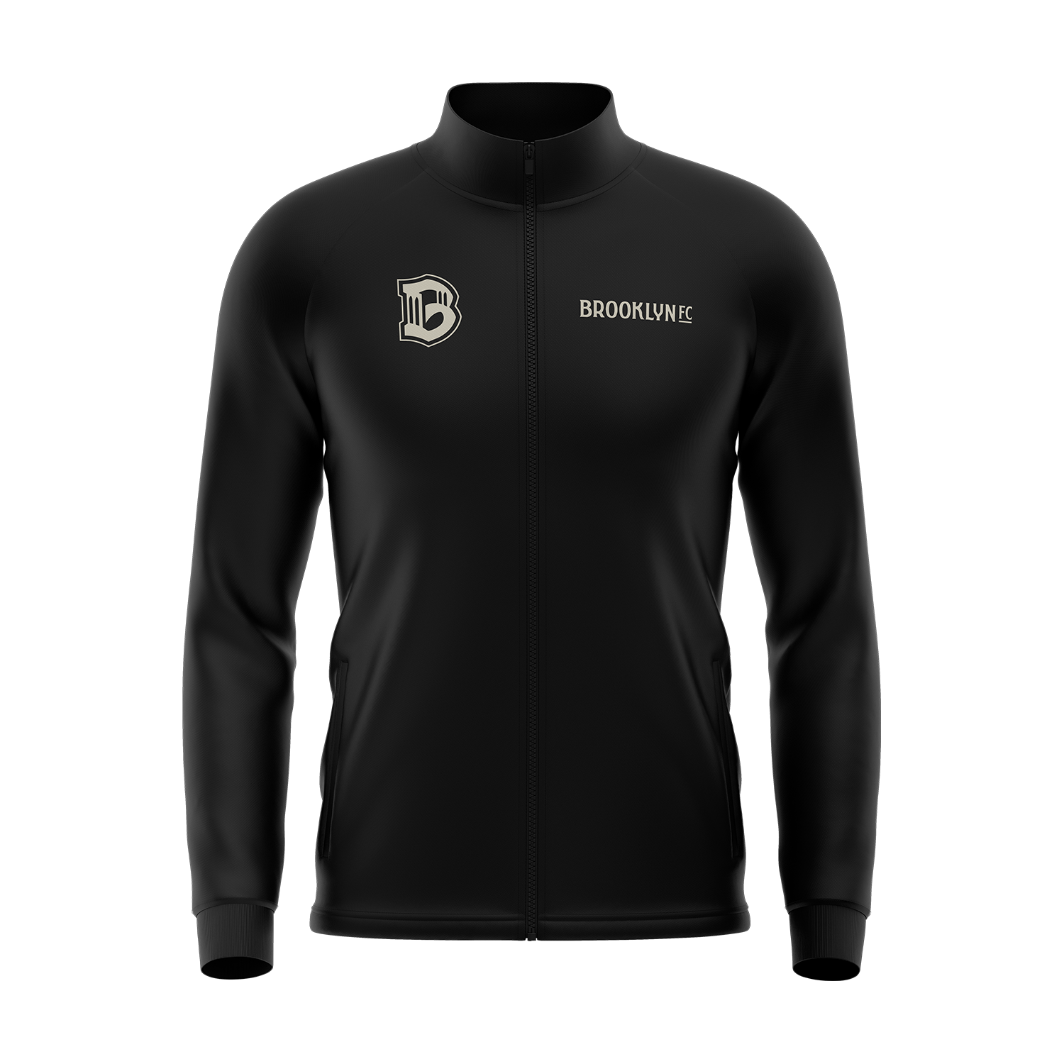 Brooklyn FC Men Black Jacket - Diaza Football 