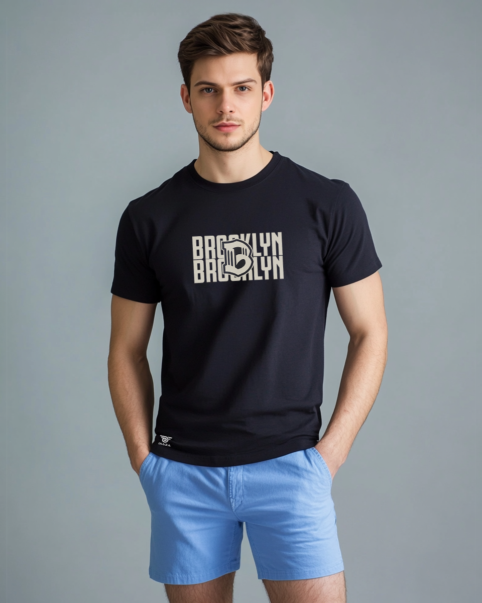 Brooklyn FC Wall Black T-Shirt - Diaza Football 