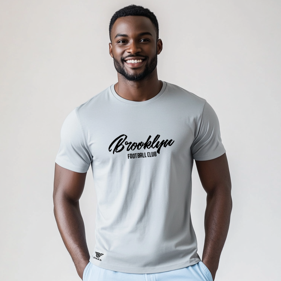 Brooklyn FC Classic Grey T-Shirt - Diaza Football 