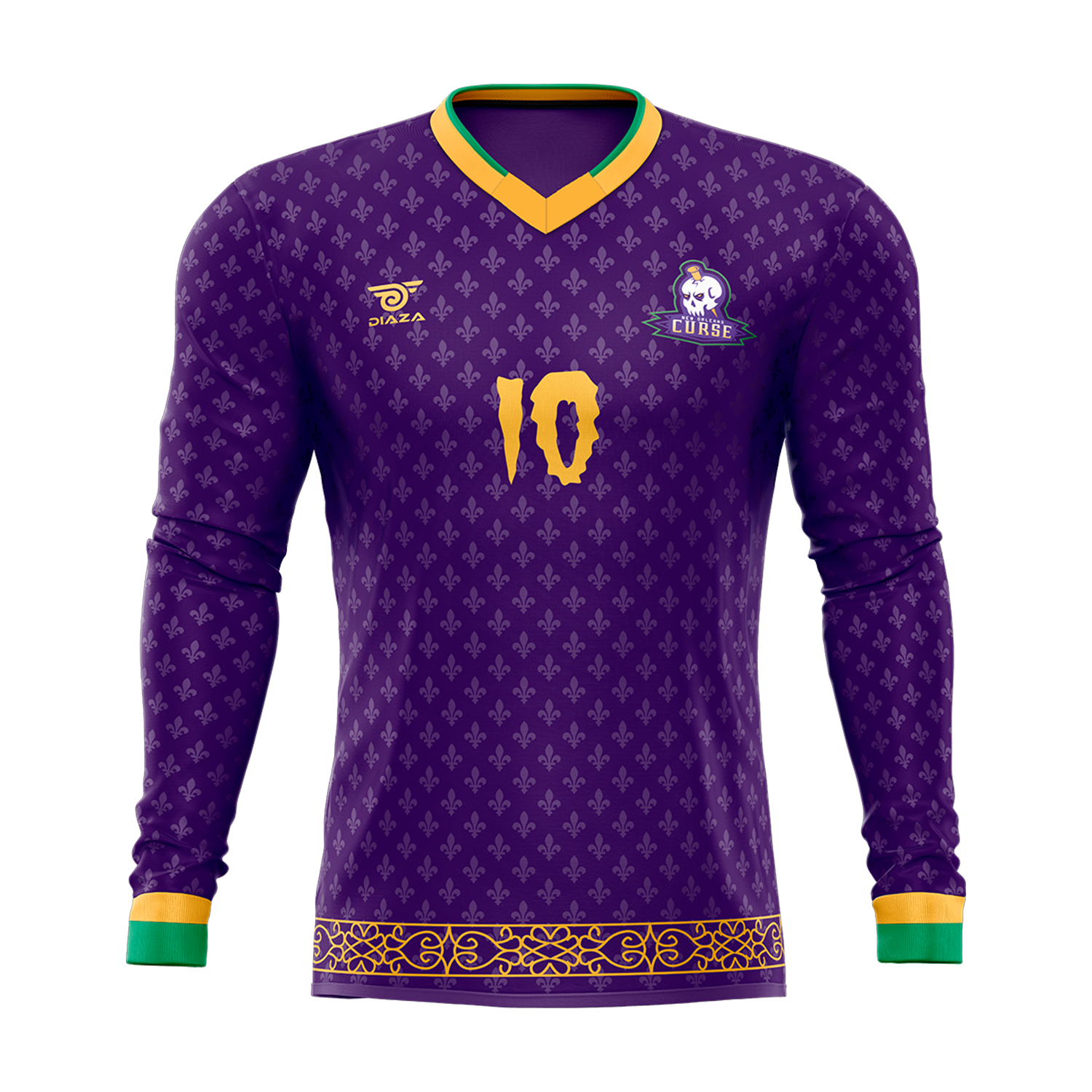New Orleans Curse Long Sleeve - Diaza Football 