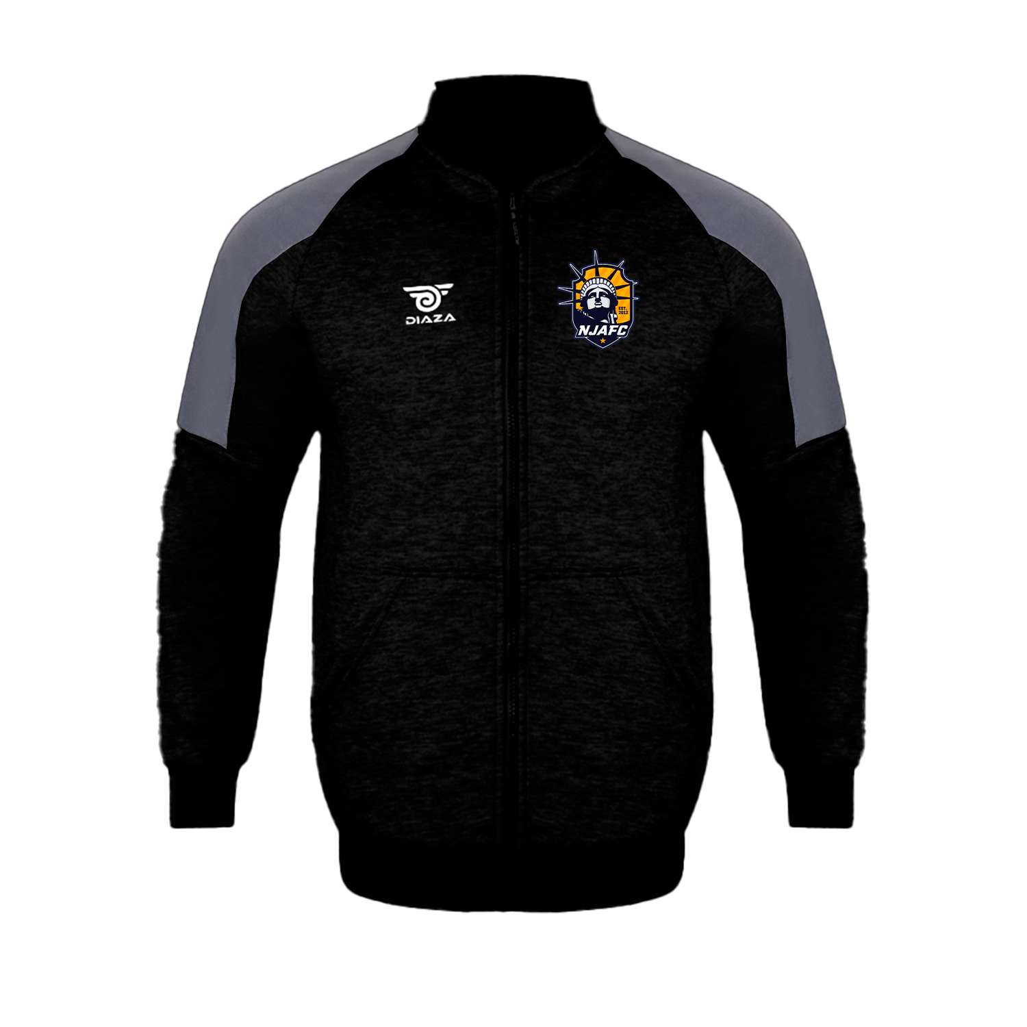 NJ Alliance Vintage Jacket Black - Diaza Football 