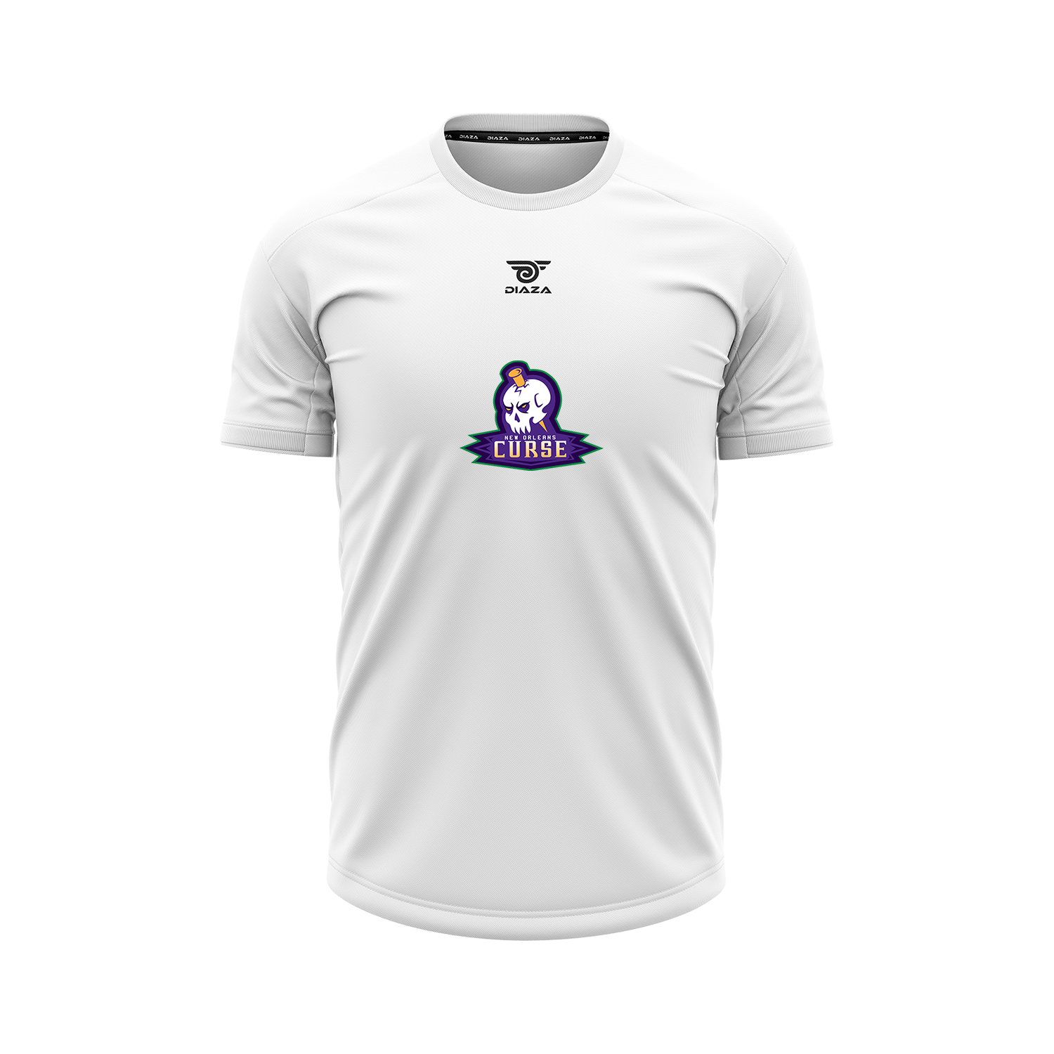New Orleans Curse FANS T-SHIRT (WHITE) - Diaza Football 