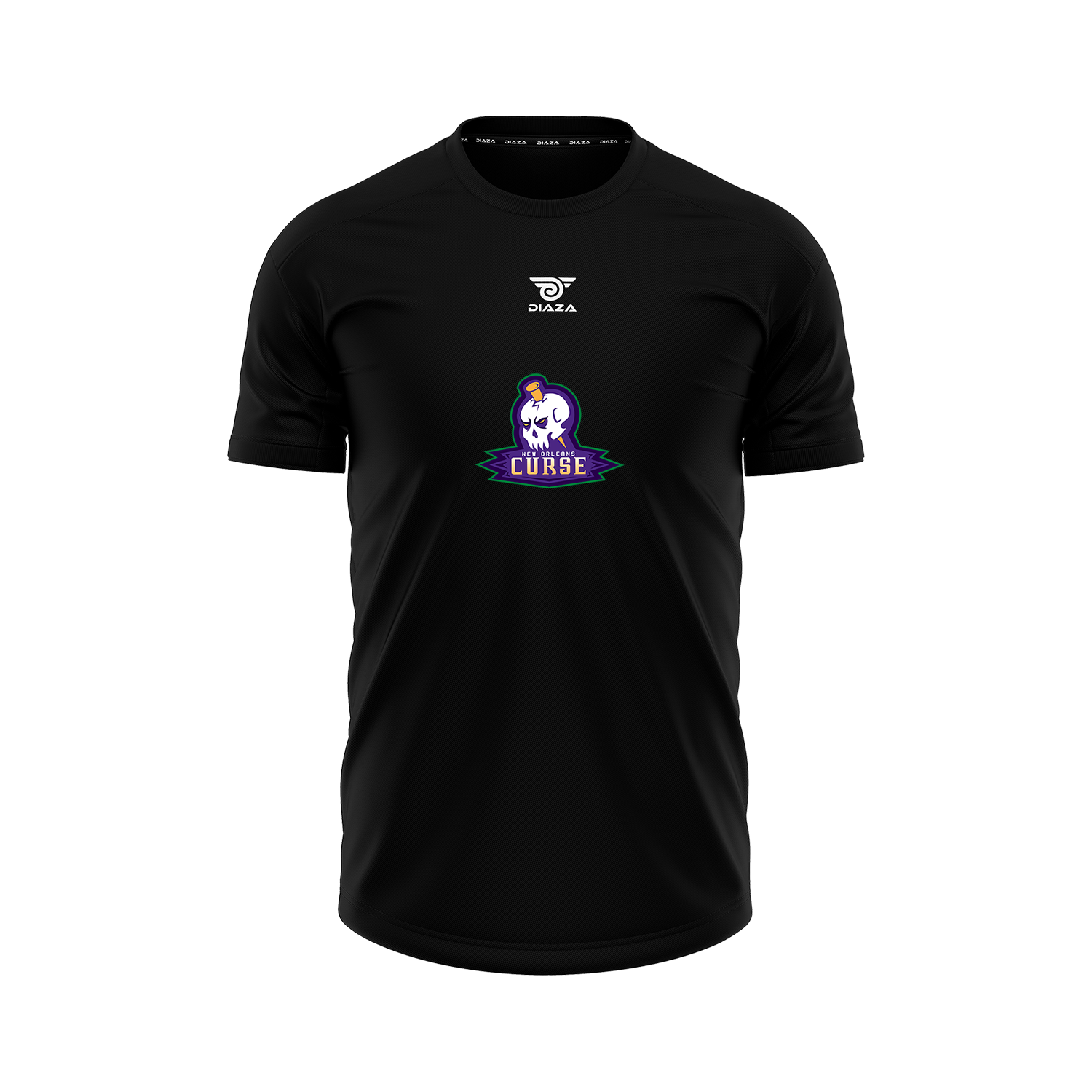New Orleans Curse FANS T-SHIRT (BLACK) - Diaza Football 