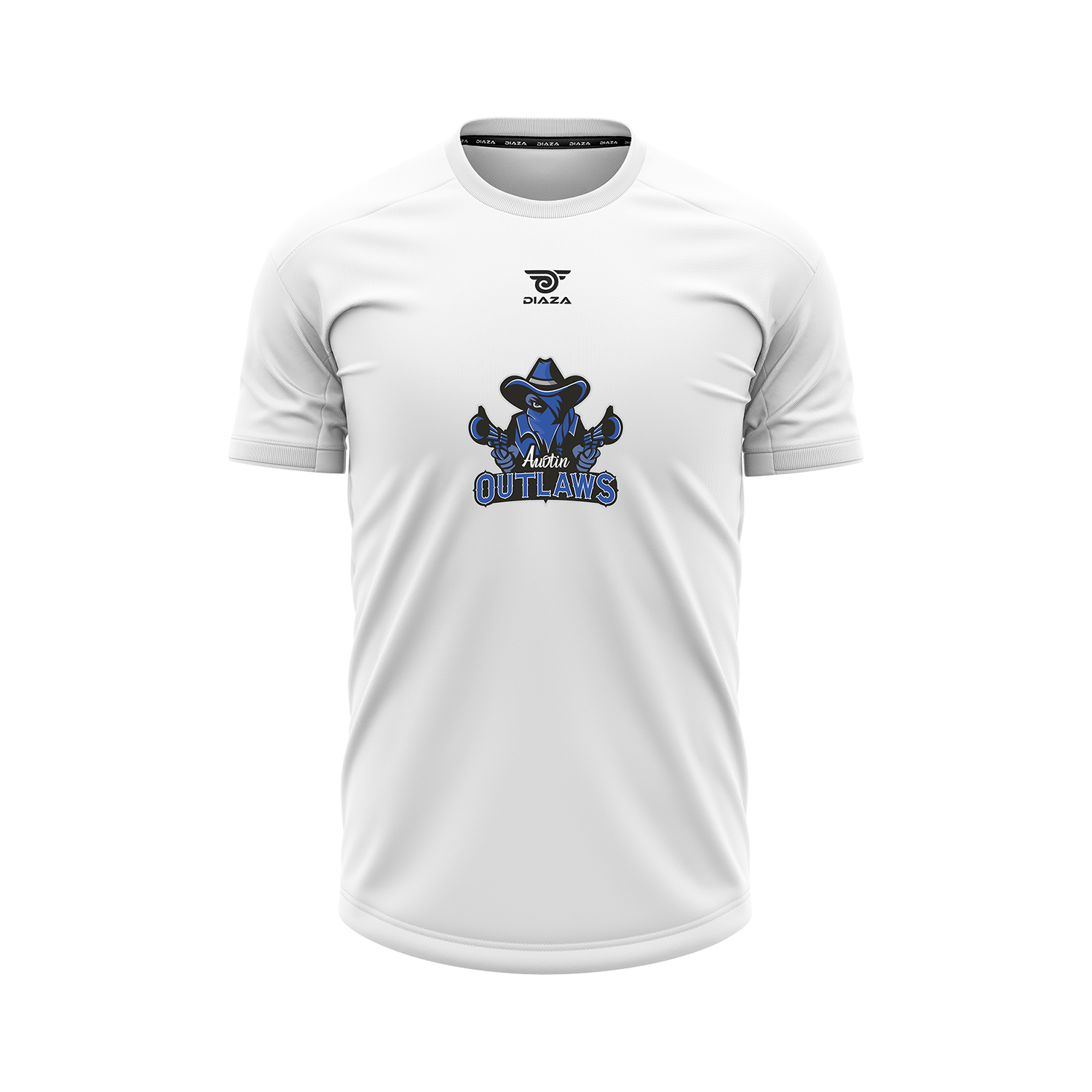 Austin Outlaws FAN TSHIRTS (WHITE) - Diaza Football 