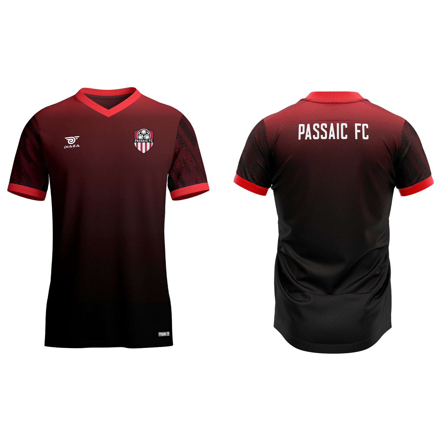 Passaic FC Away Black Jersey - Diaza Football 