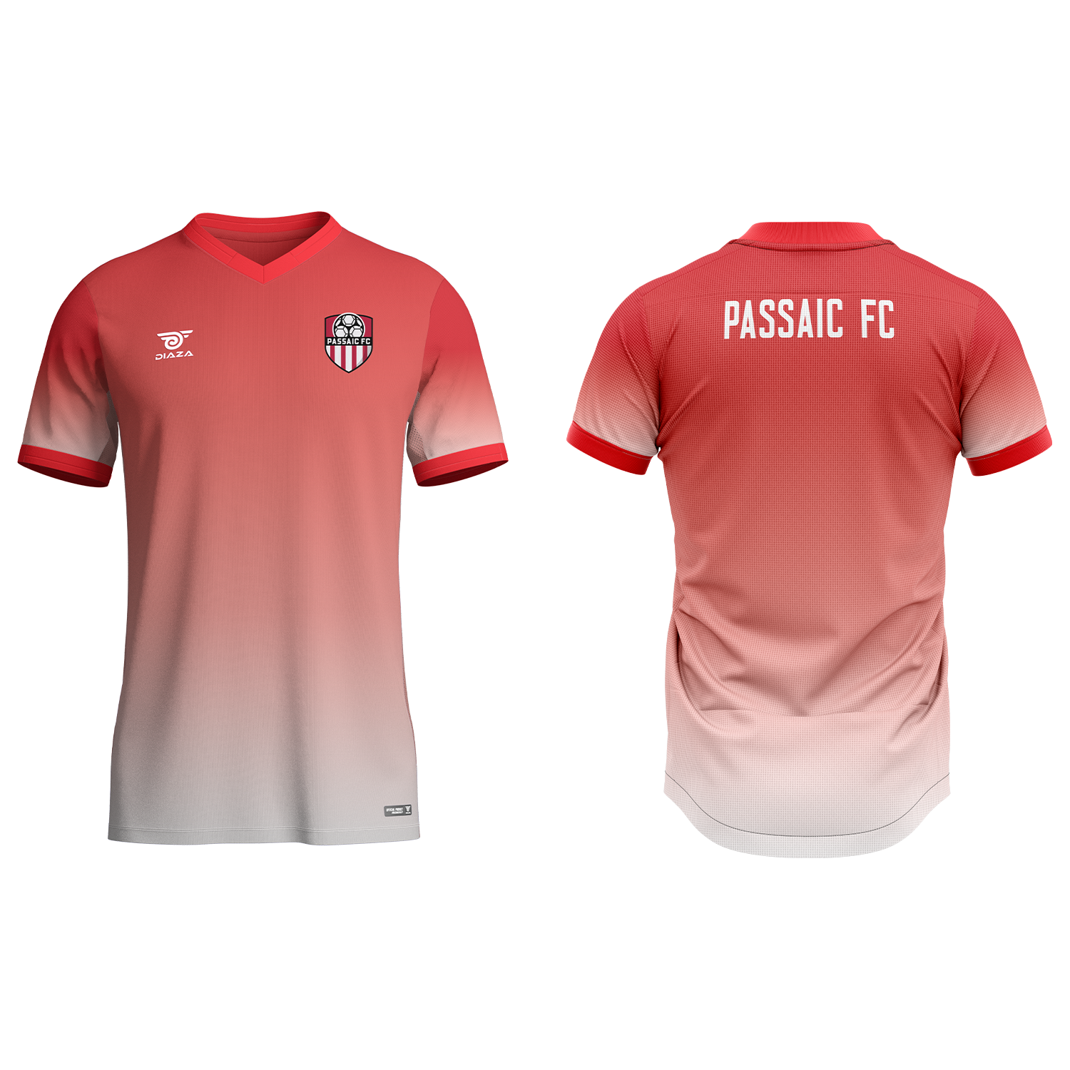 Passaic FC Home Red Jersey - Diaza Football 